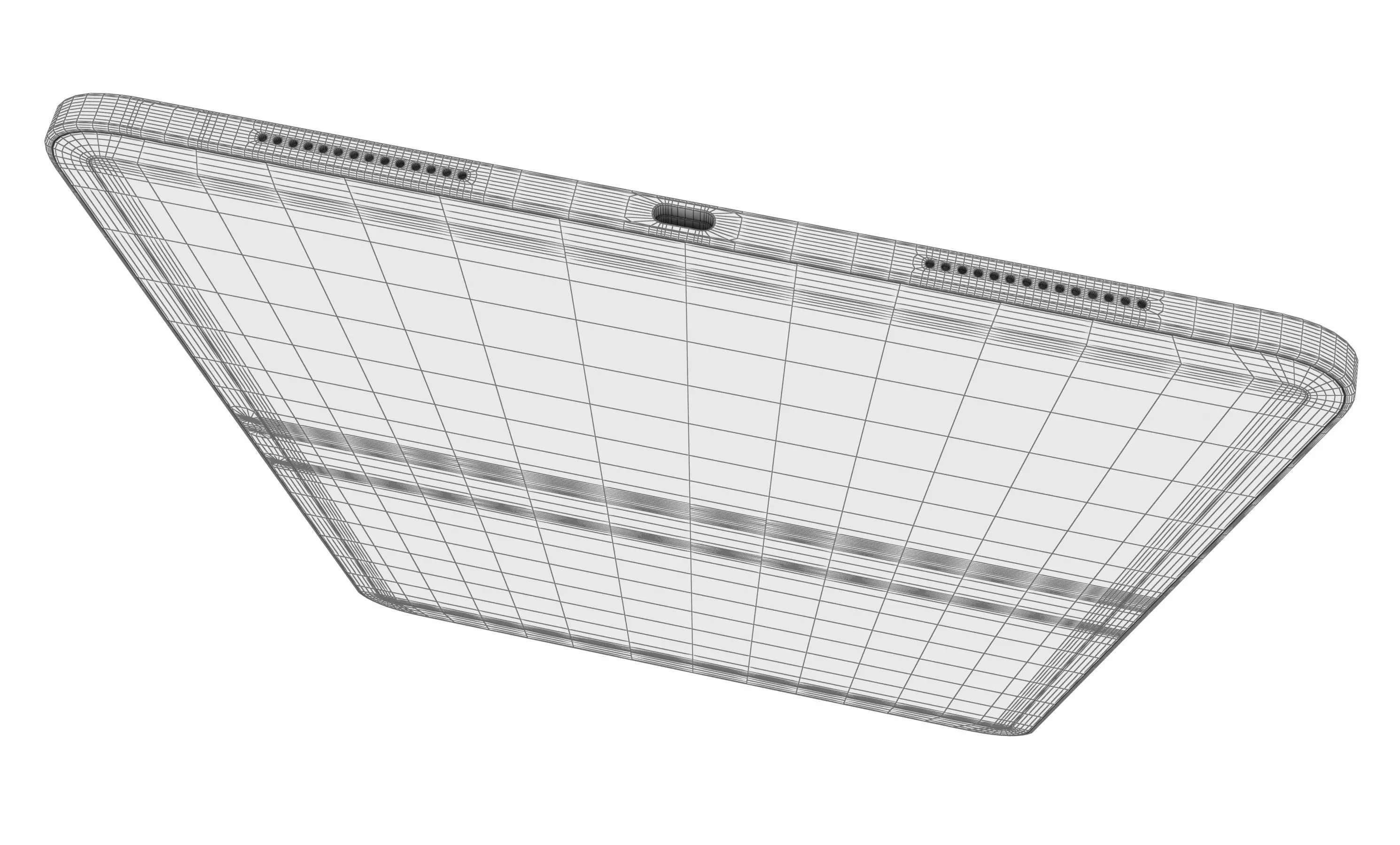 Apple iPad Pro 11 Silver High Poly 3D model_15