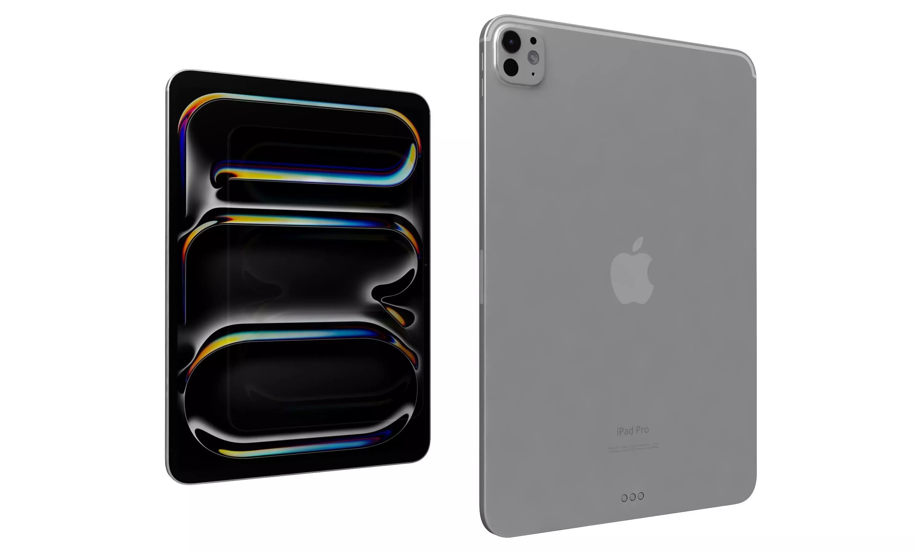 Apple iPad Pro 11 Silver High Poly 3D model_1