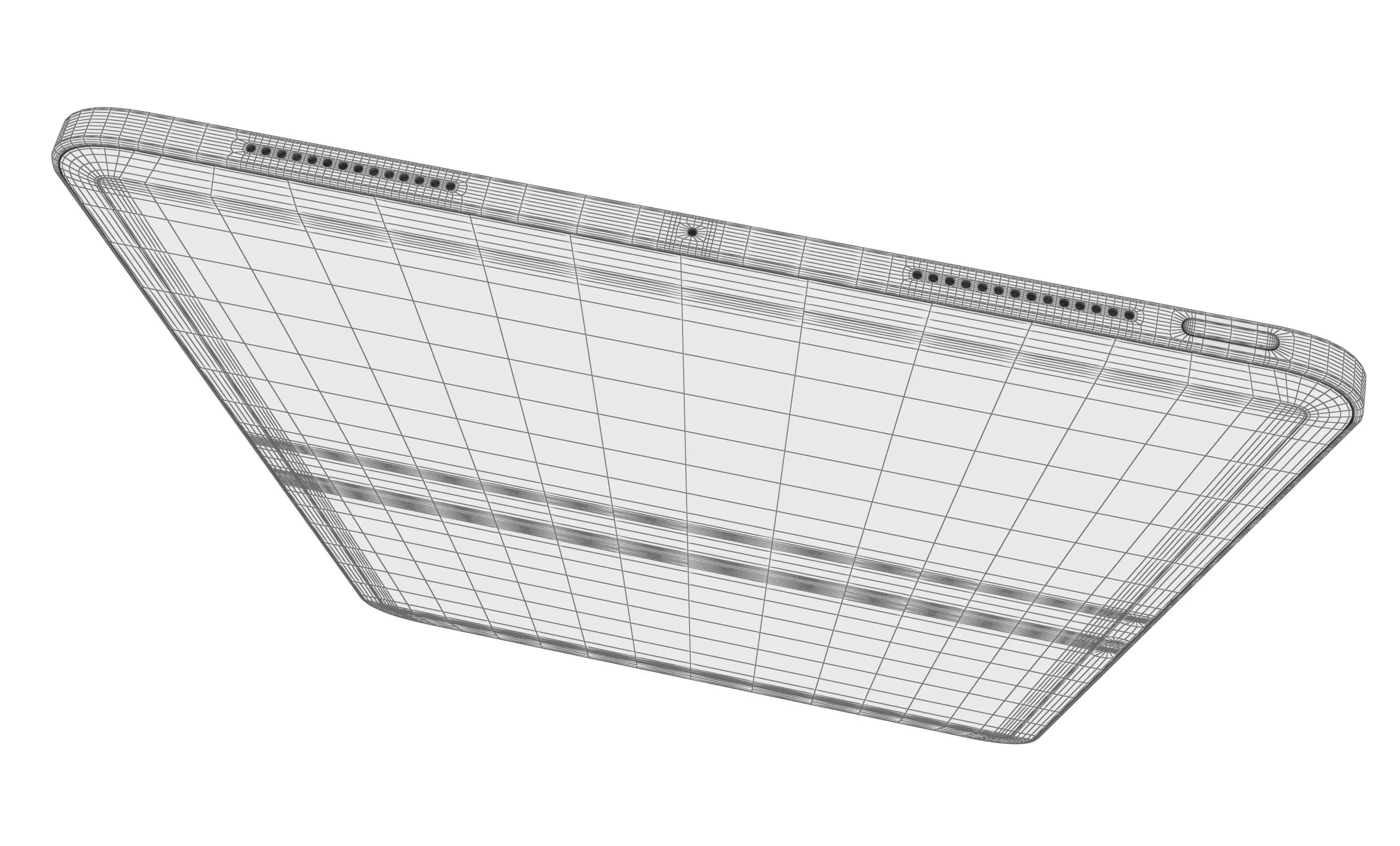 Apple iPad Pro 11 Silver High Poly 3D model_13