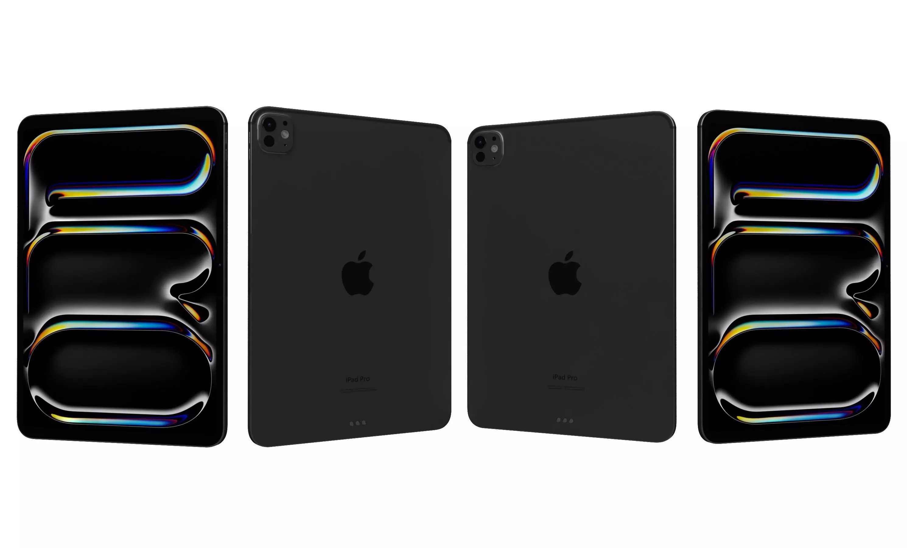 Apple iPad Pro 11 Space Black High Poly 3D model_25