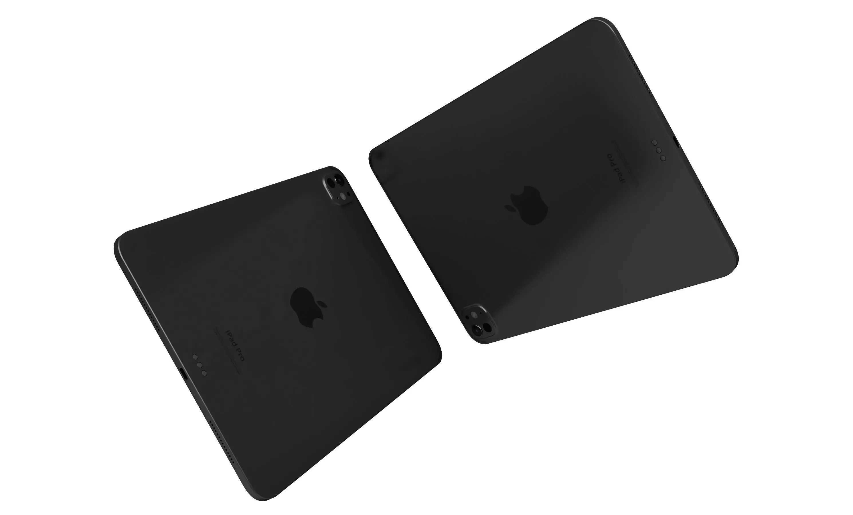 Apple iPad Pro 11 Space Black High Poly 3D model_4