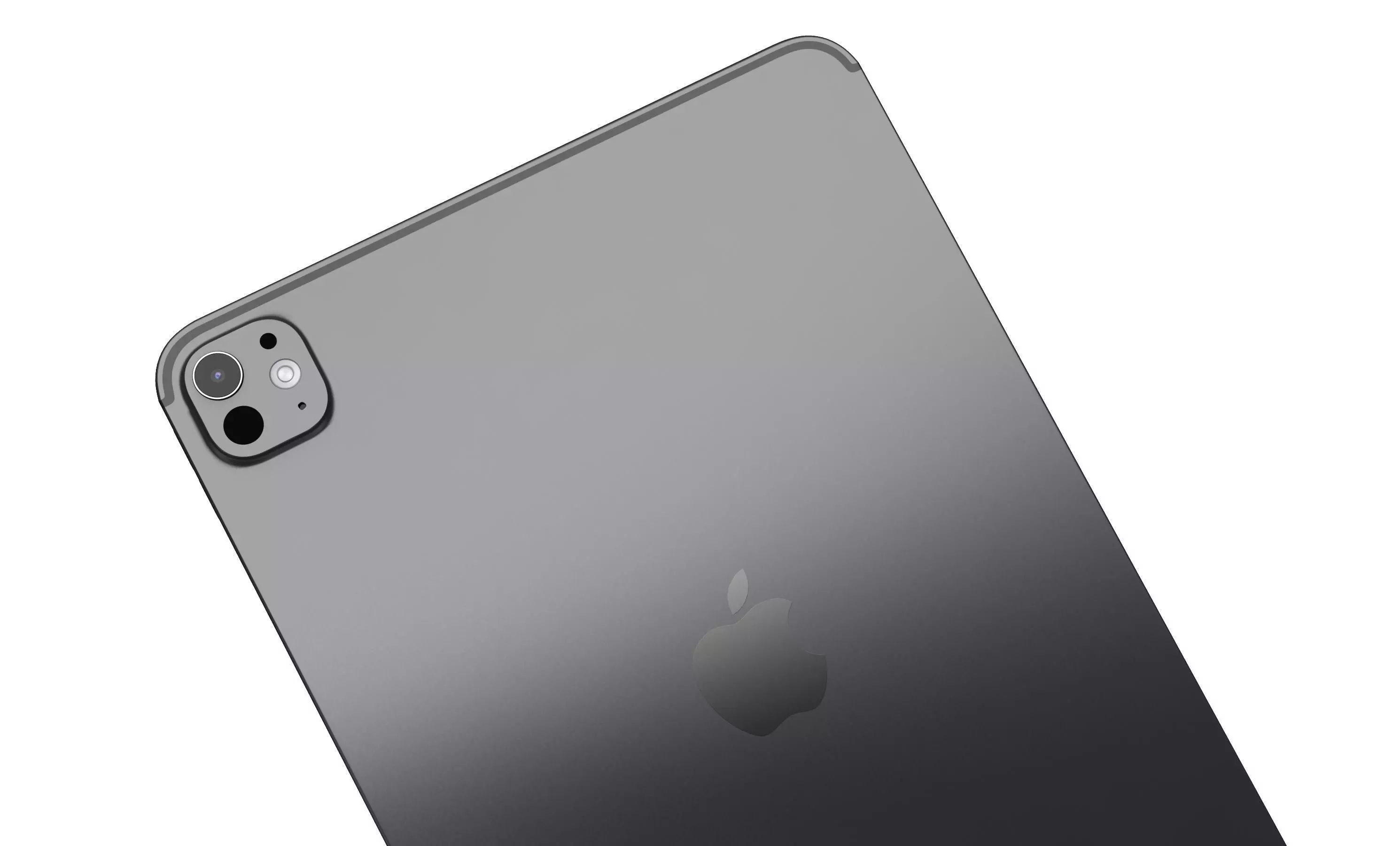 Apple iPad Pro 11 Space Black High Poly 3D model_9