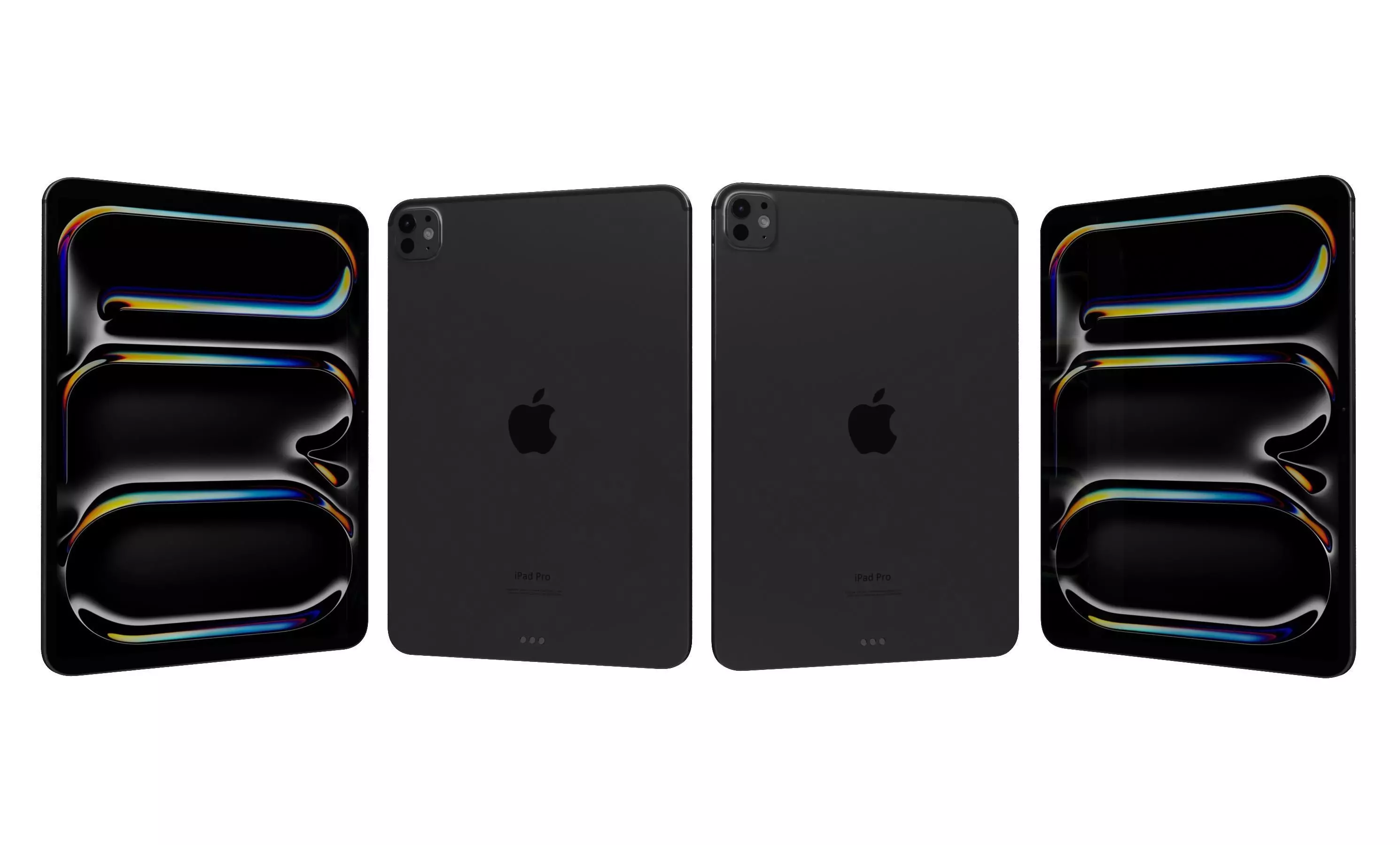 Apple iPad Pro 11 Space Black And Silver High Poly 3D model_23