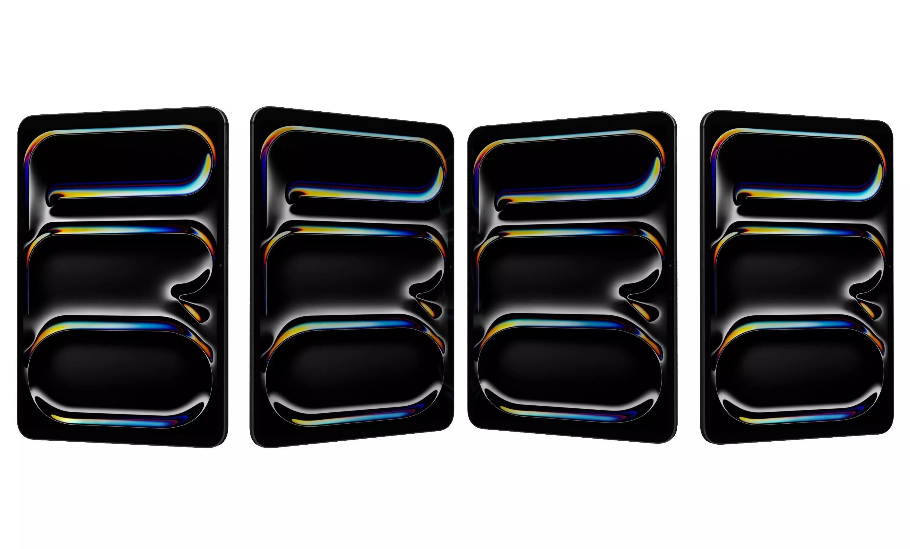 Apple iPad Pro 11 Space Black And Silver High Poly 3D model_30