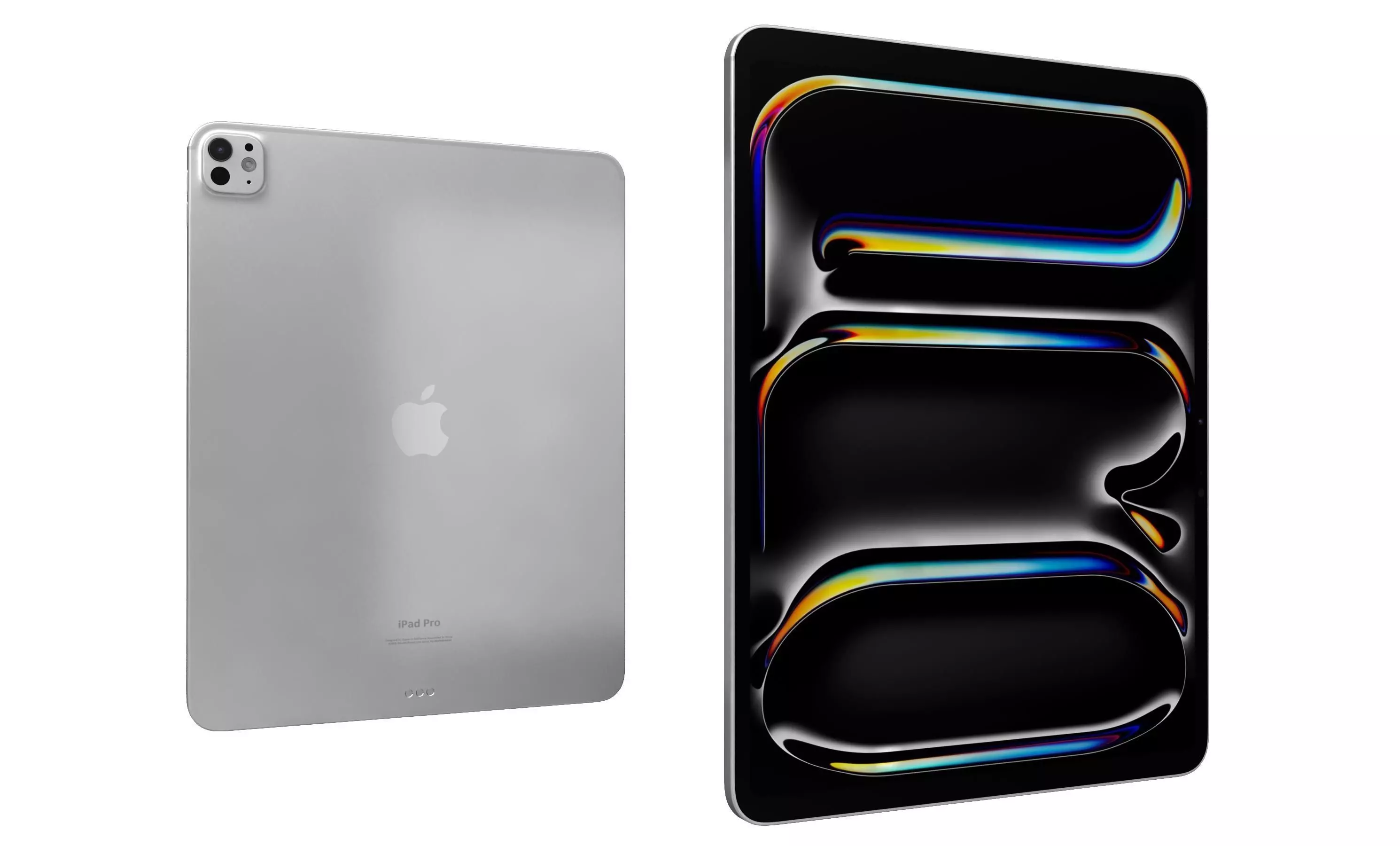 Apple iPad Pro 13 2024 Silver High Poly 3D model_28