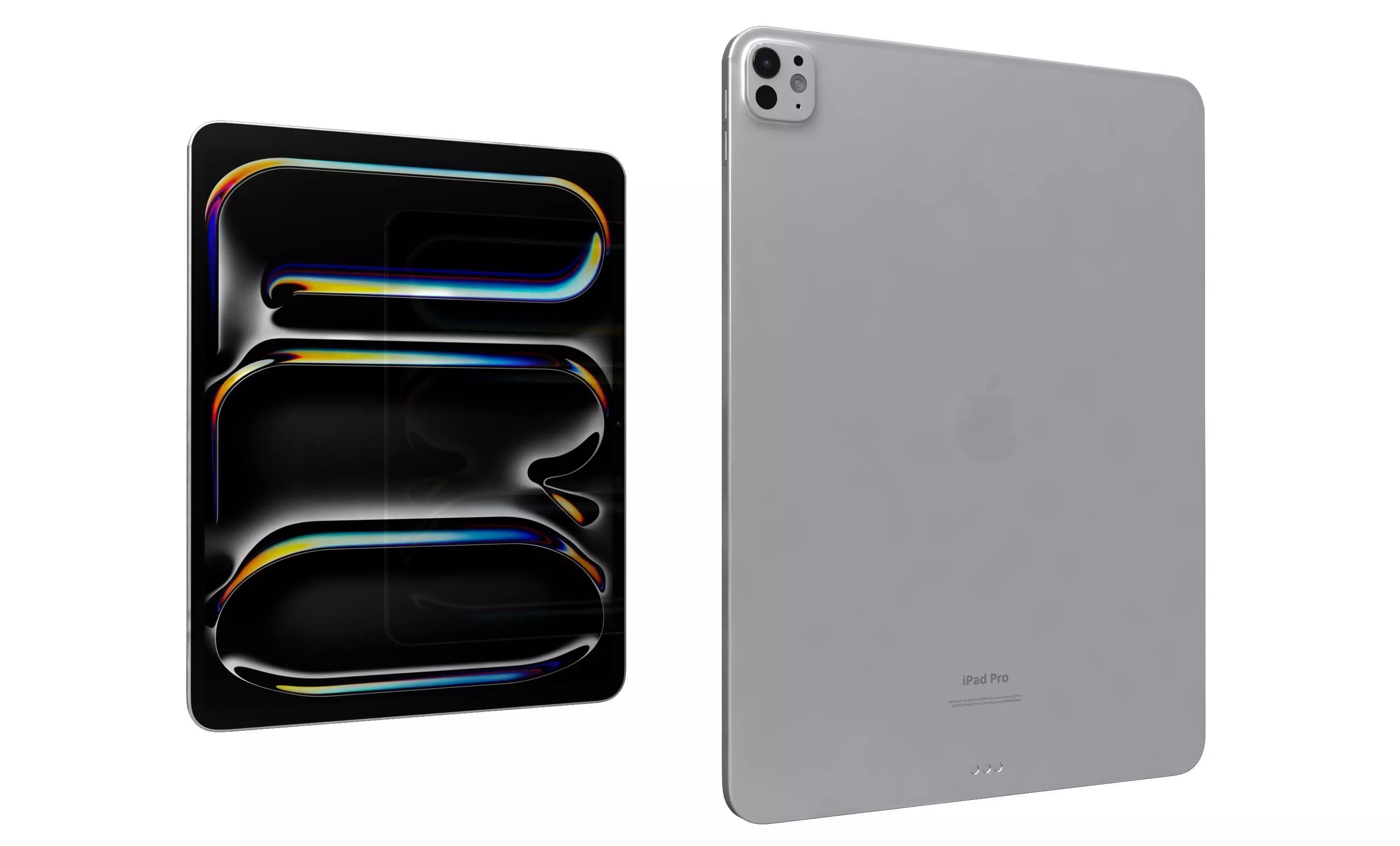 Apple iPad Pro 13 2024 Silver High Poly 3D model_1