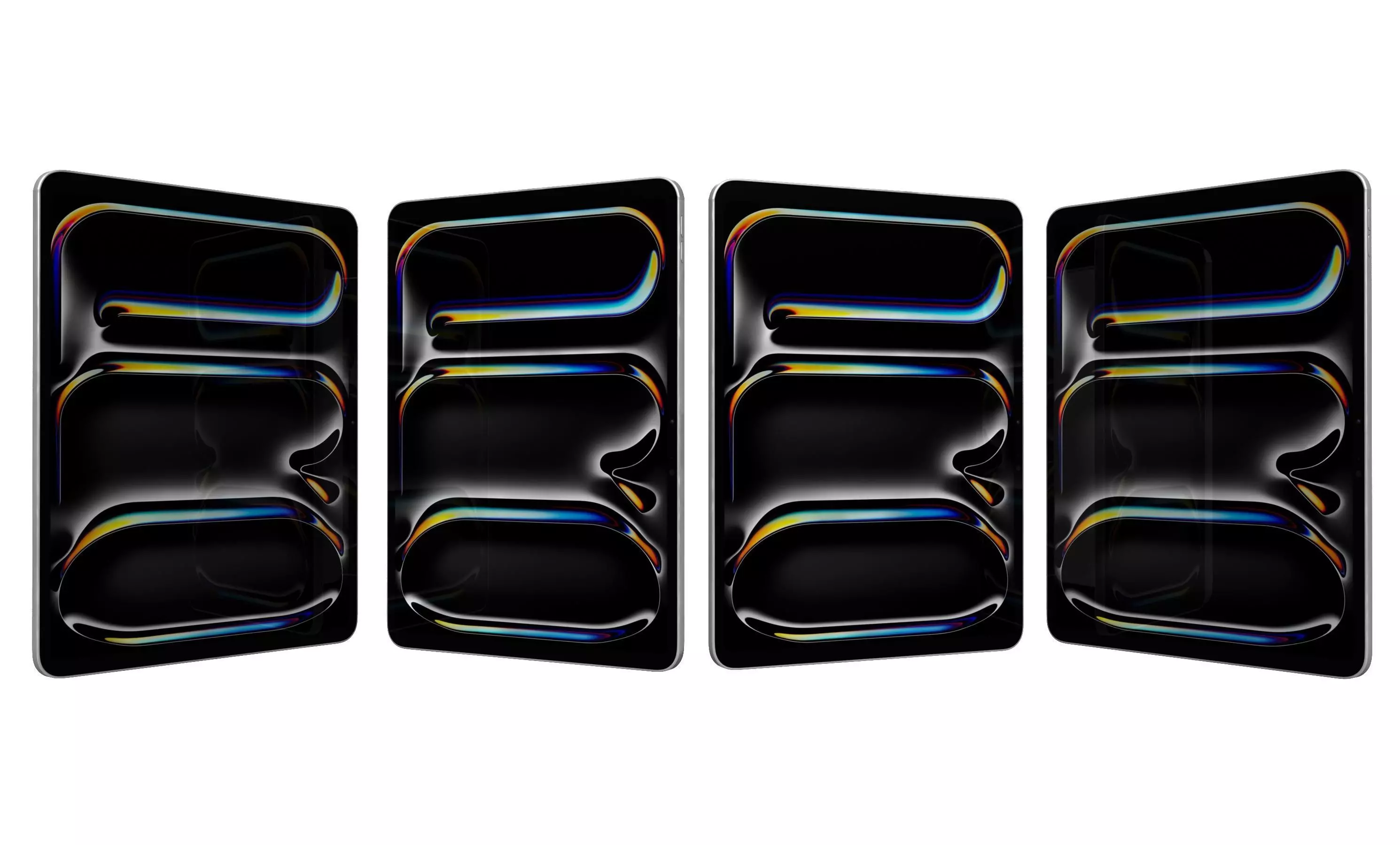 Apple iPad Pro 13 2024 Silver High Poly 3D model_10