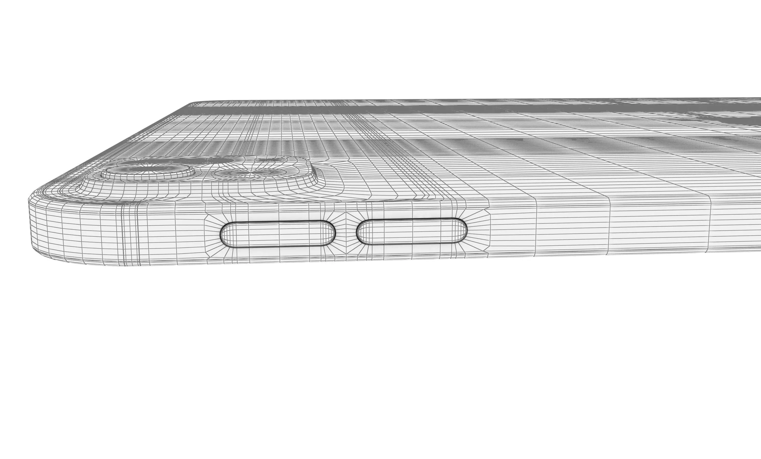 Apple iPad Pro 13 2024 Silver High Poly 3D model_20