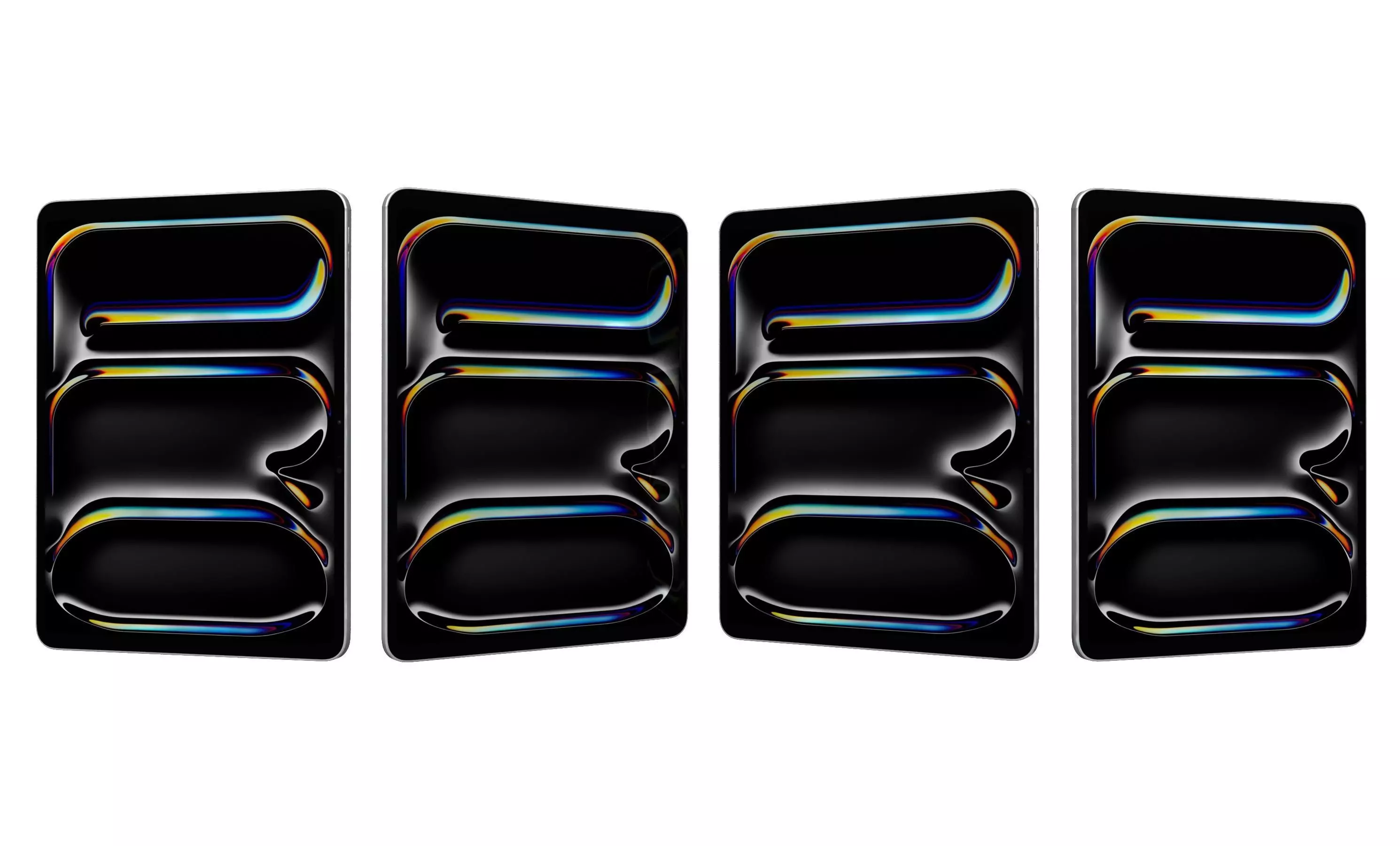 Apple iPad Pro 13 2024 Silver High Poly 3D model_27