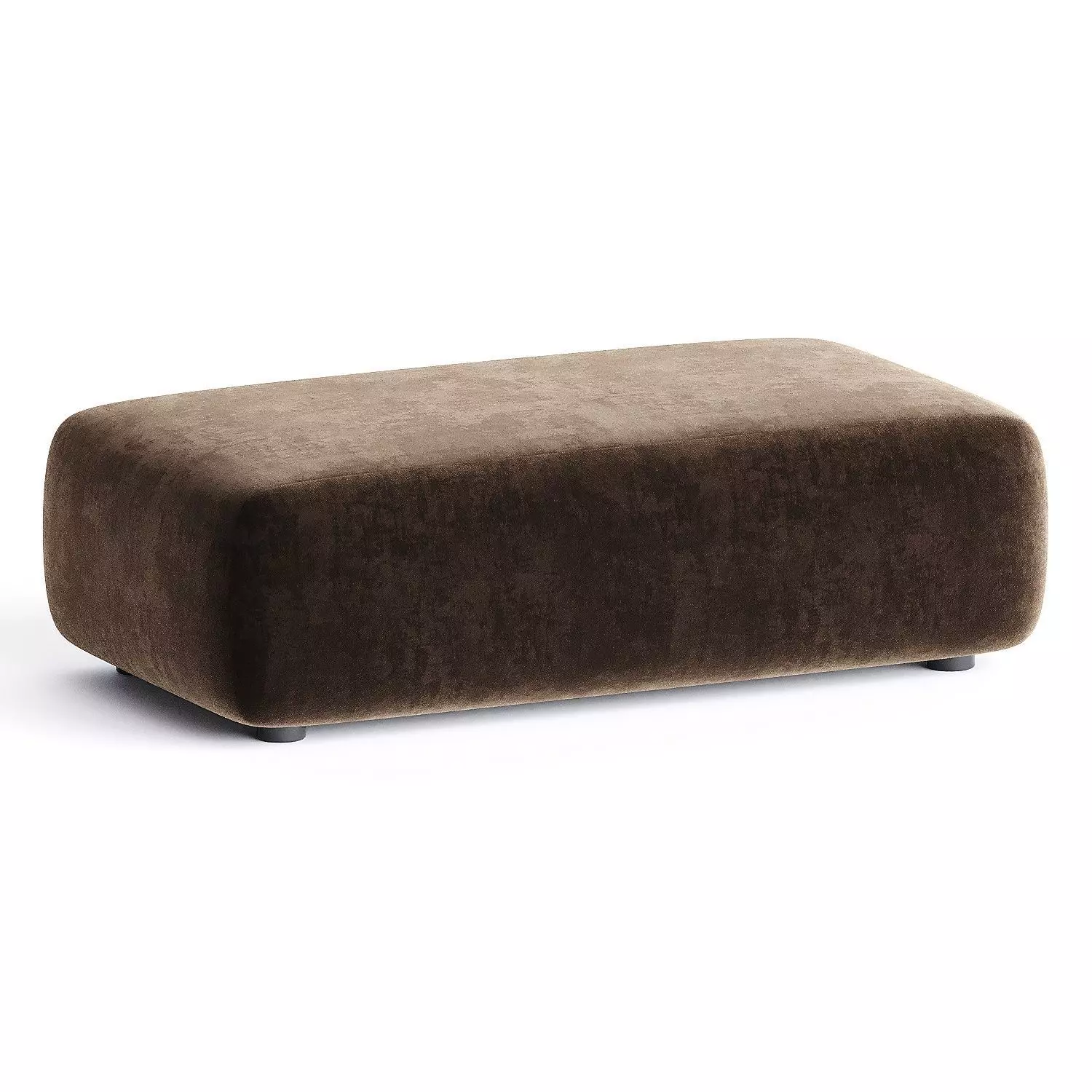 pouf brown 2 3D model_1