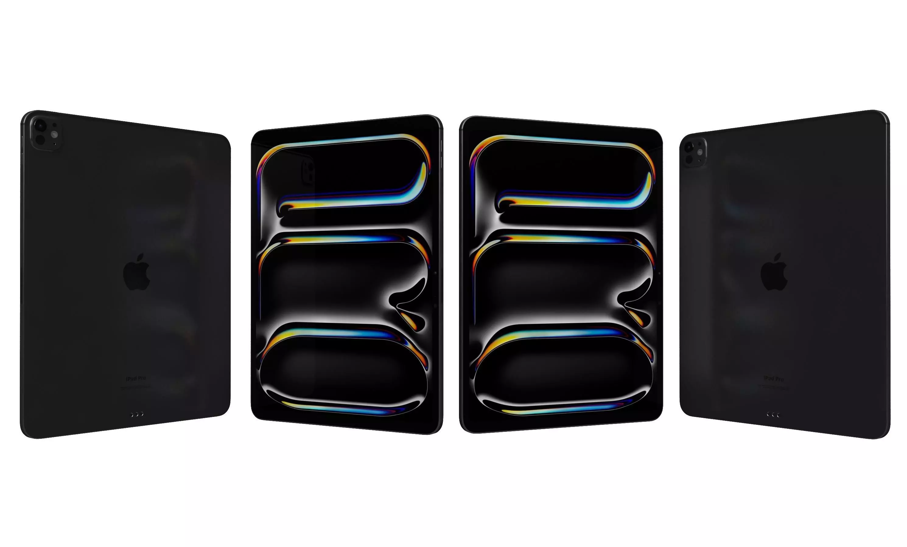 Apple iPad Pro 13 2024 Space Black High Poly 3D model_0
