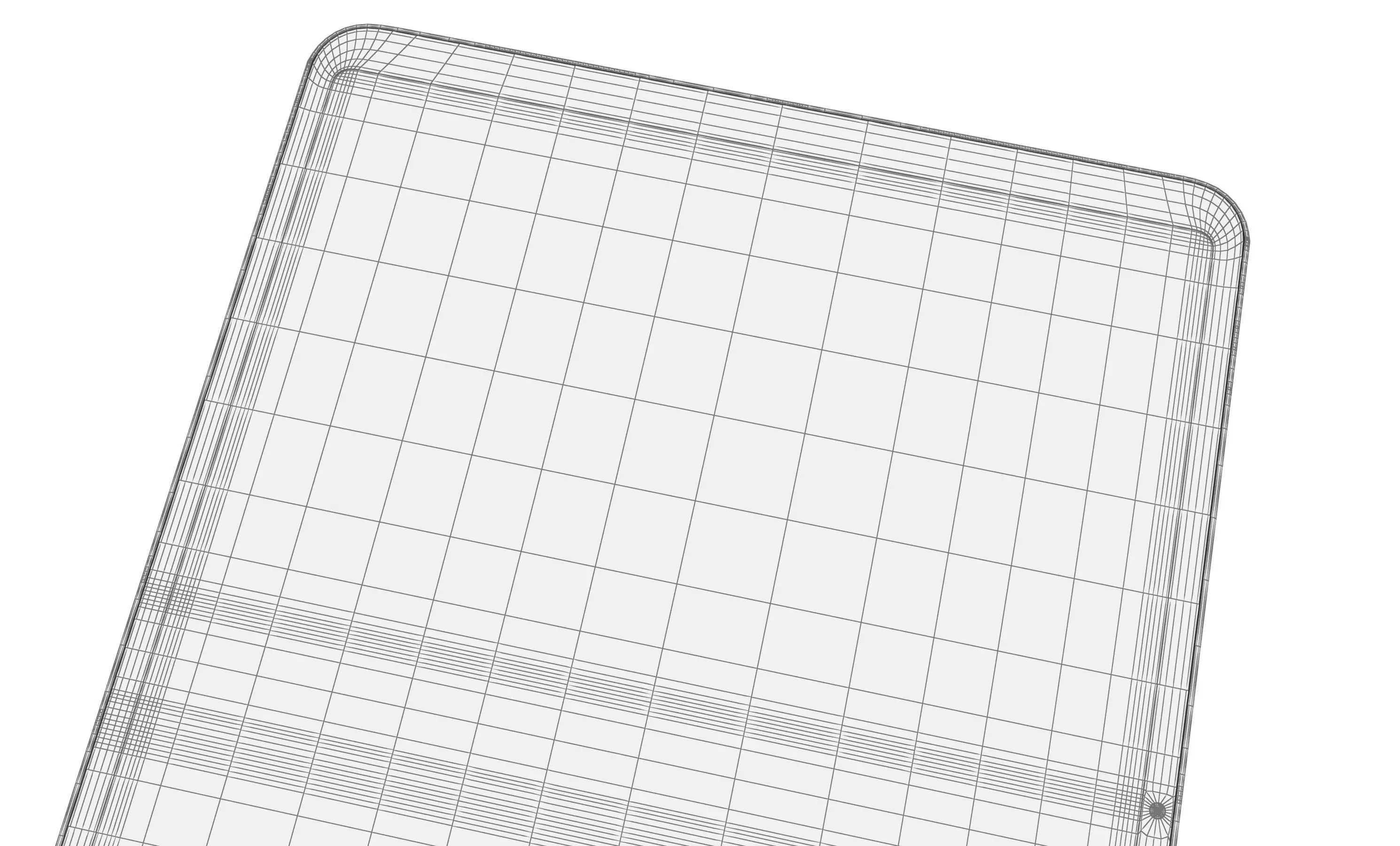 Apple iPad Pro 13 2024 Space Black High Poly 3D model_17