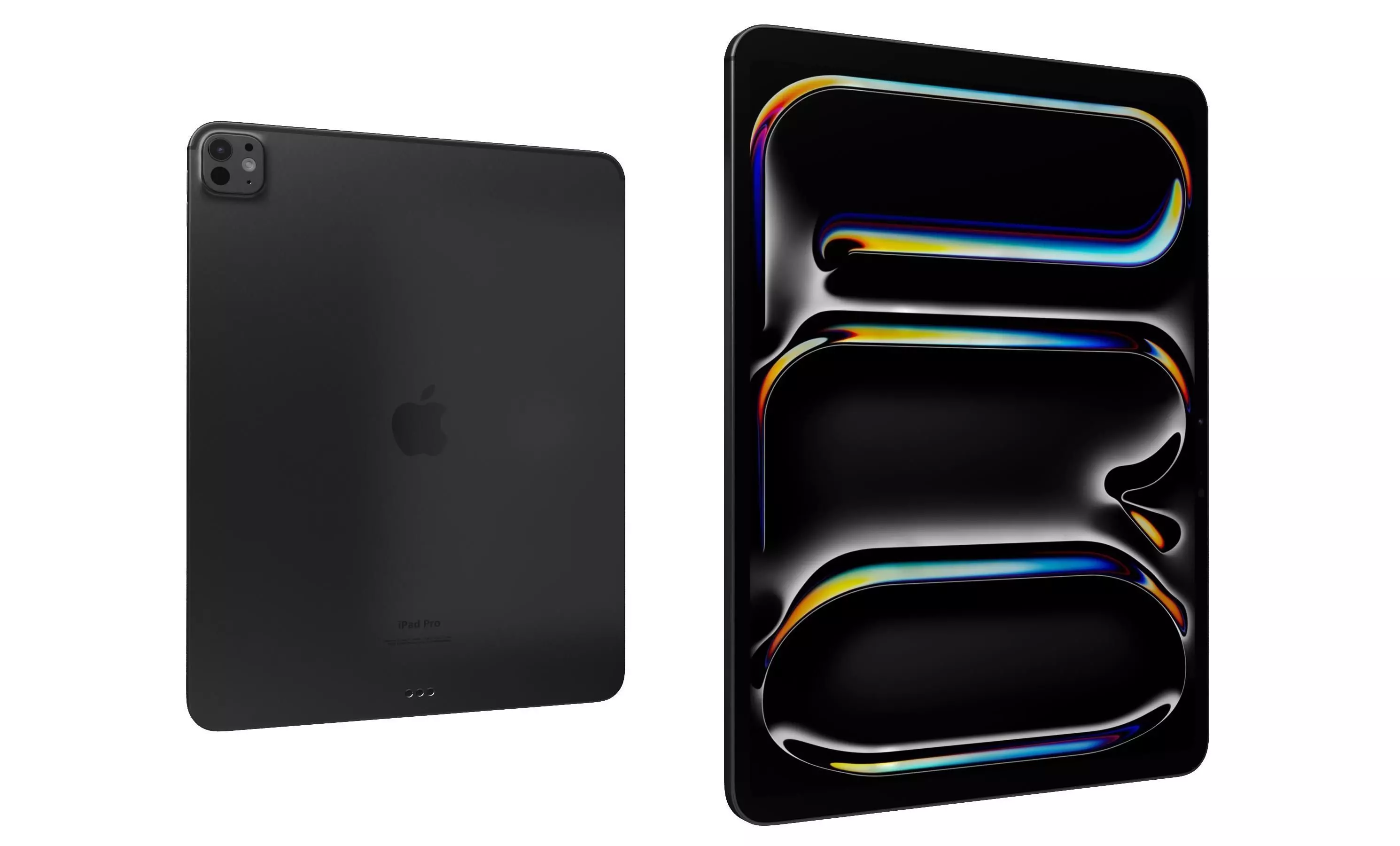 Apple iPad Pro 13 2024 Space Black High Poly 3D model_28