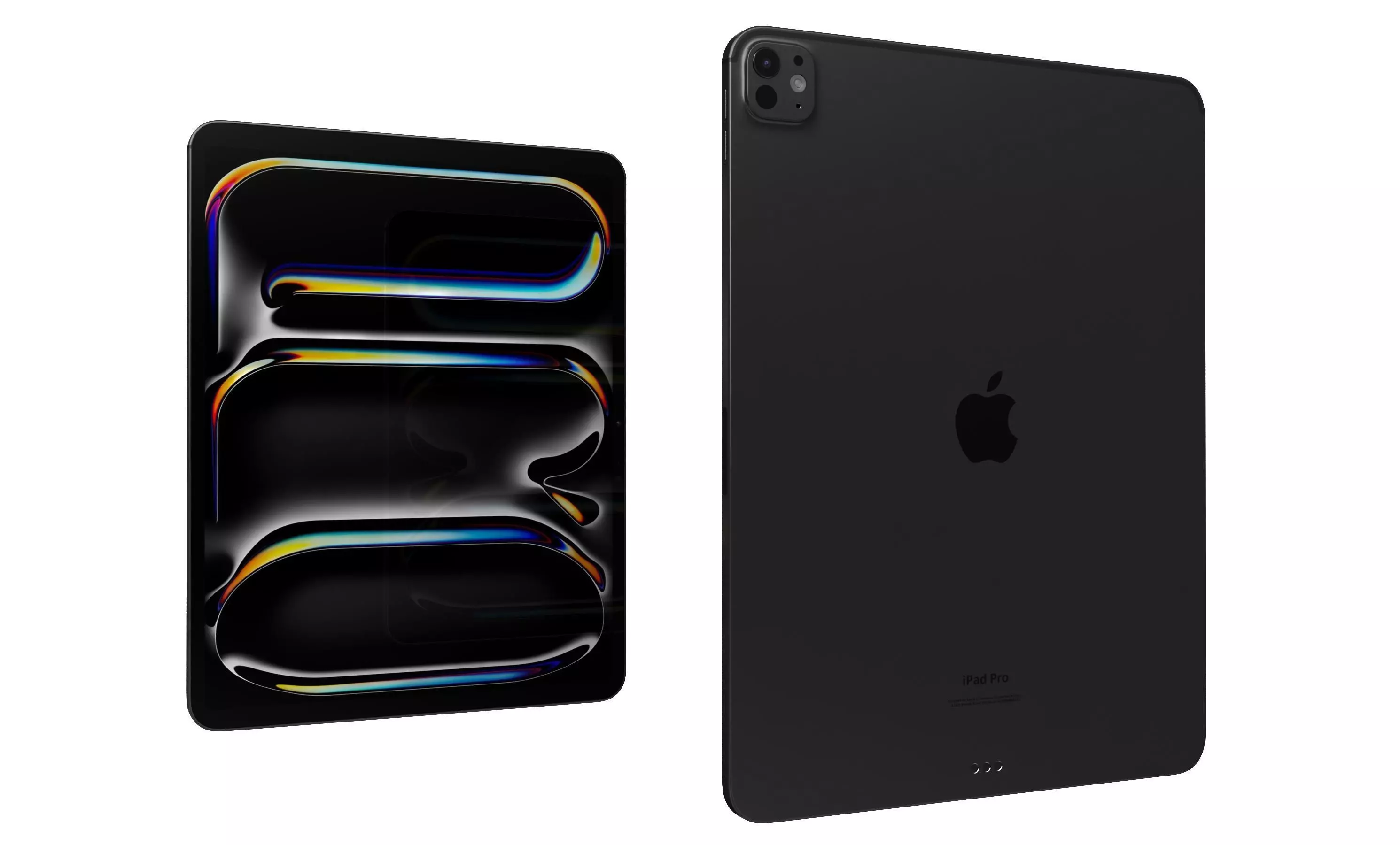 Apple iPad Pro 13 2024 Space Black High Poly 3D model_1