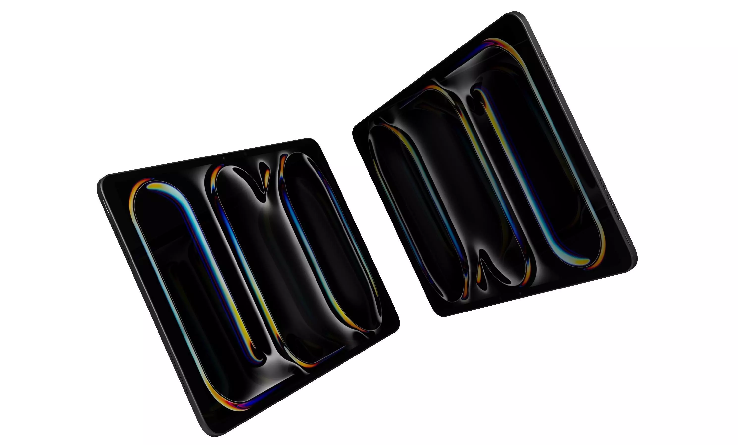 Apple iPad Pro 13 2024 Space Black High Poly 3D model_3