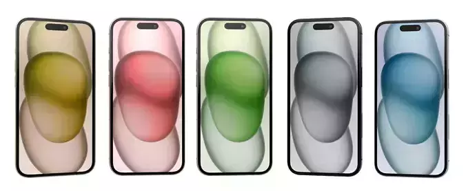 Apple iPhone 15 All Colors High Poly
