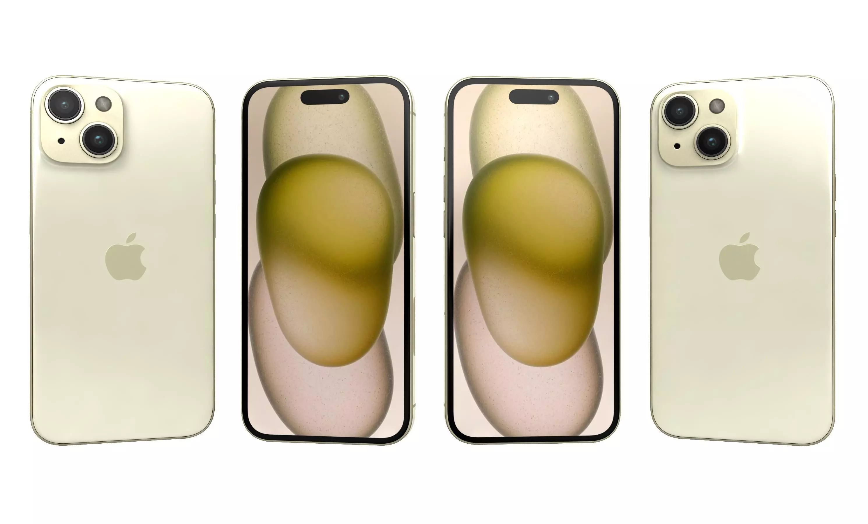 Apple iPhone 15 All Colors High Poly 3D model_45