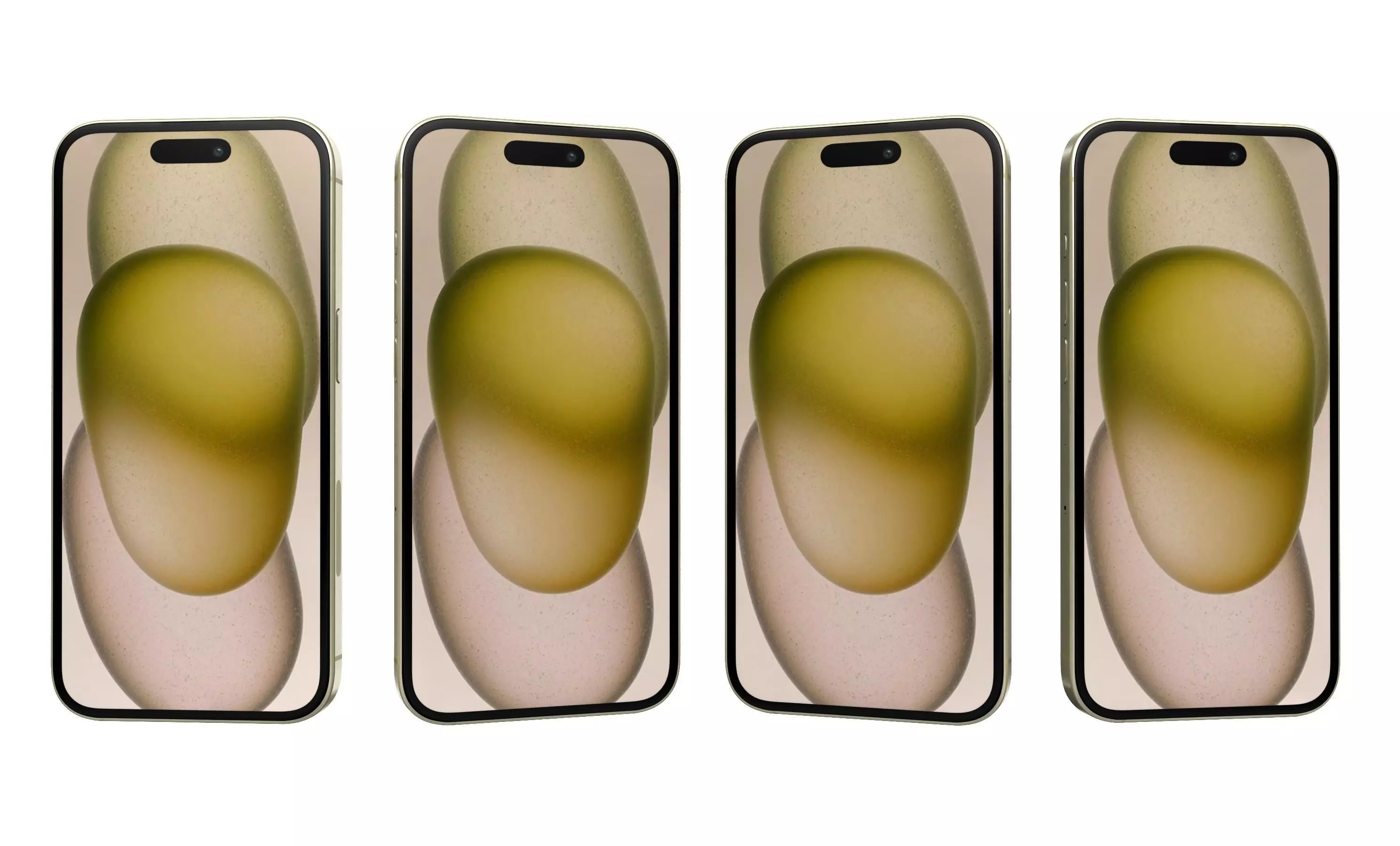 Apple iPhone 15 All Colors High Poly 3D model_41
