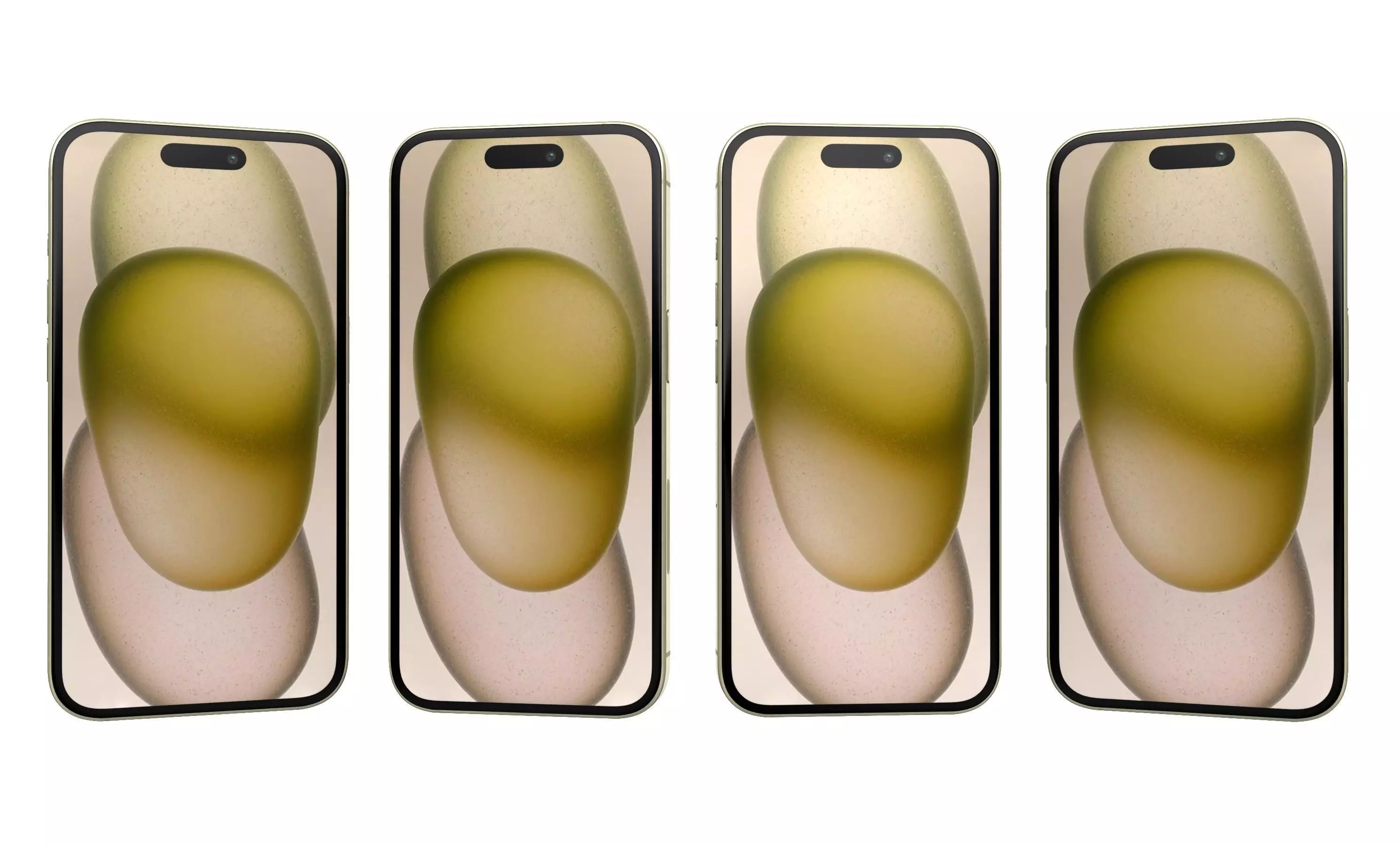 Apple iPhone 15 All Colors High Poly 3D model_36