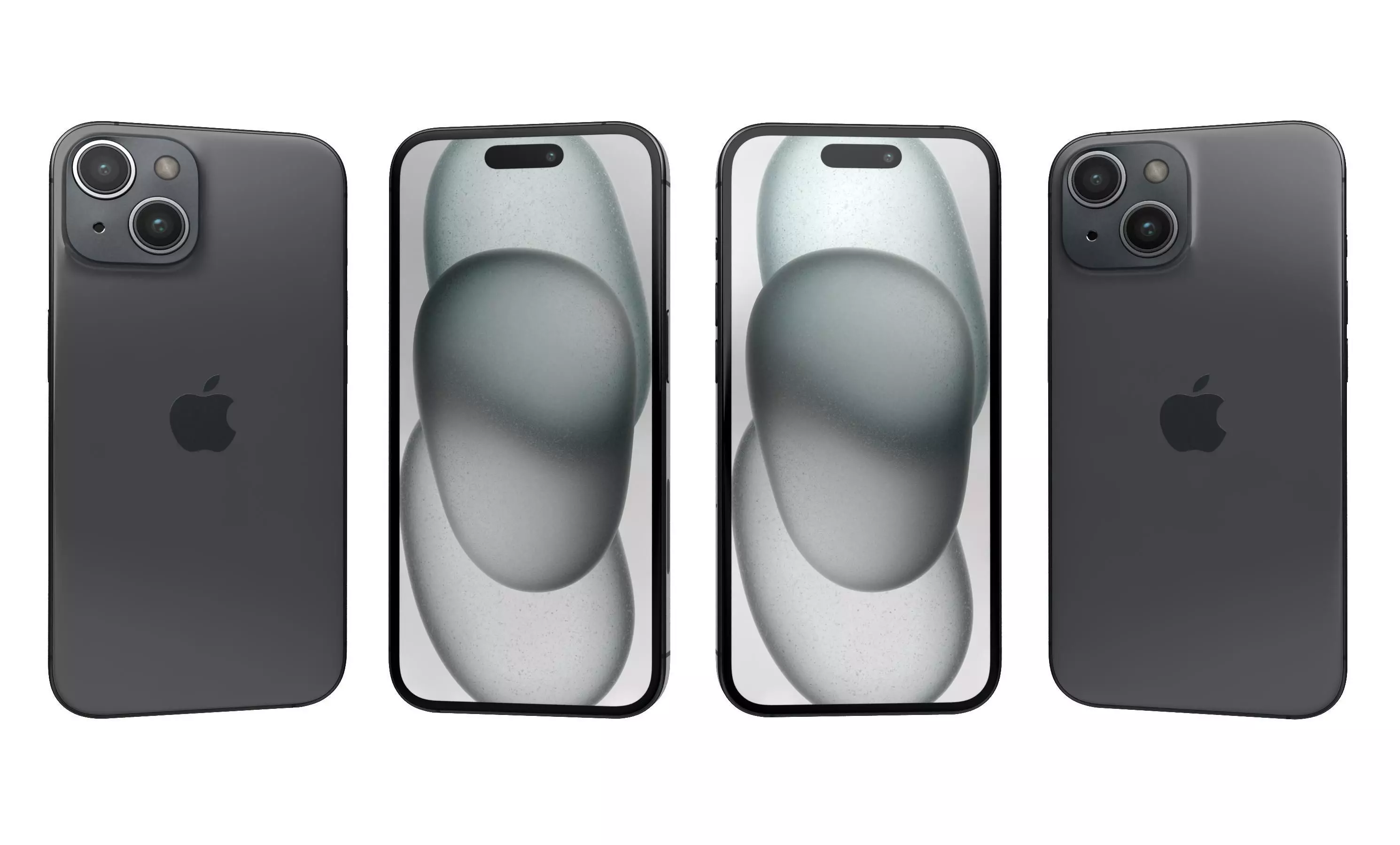 Apple iPhone 15 All Colors High Poly 3D model_3
