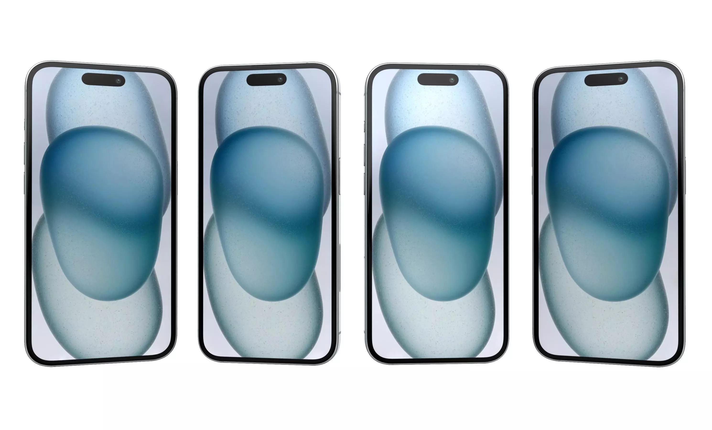 Apple iPhone 15 All Colors High Poly 3D model_26