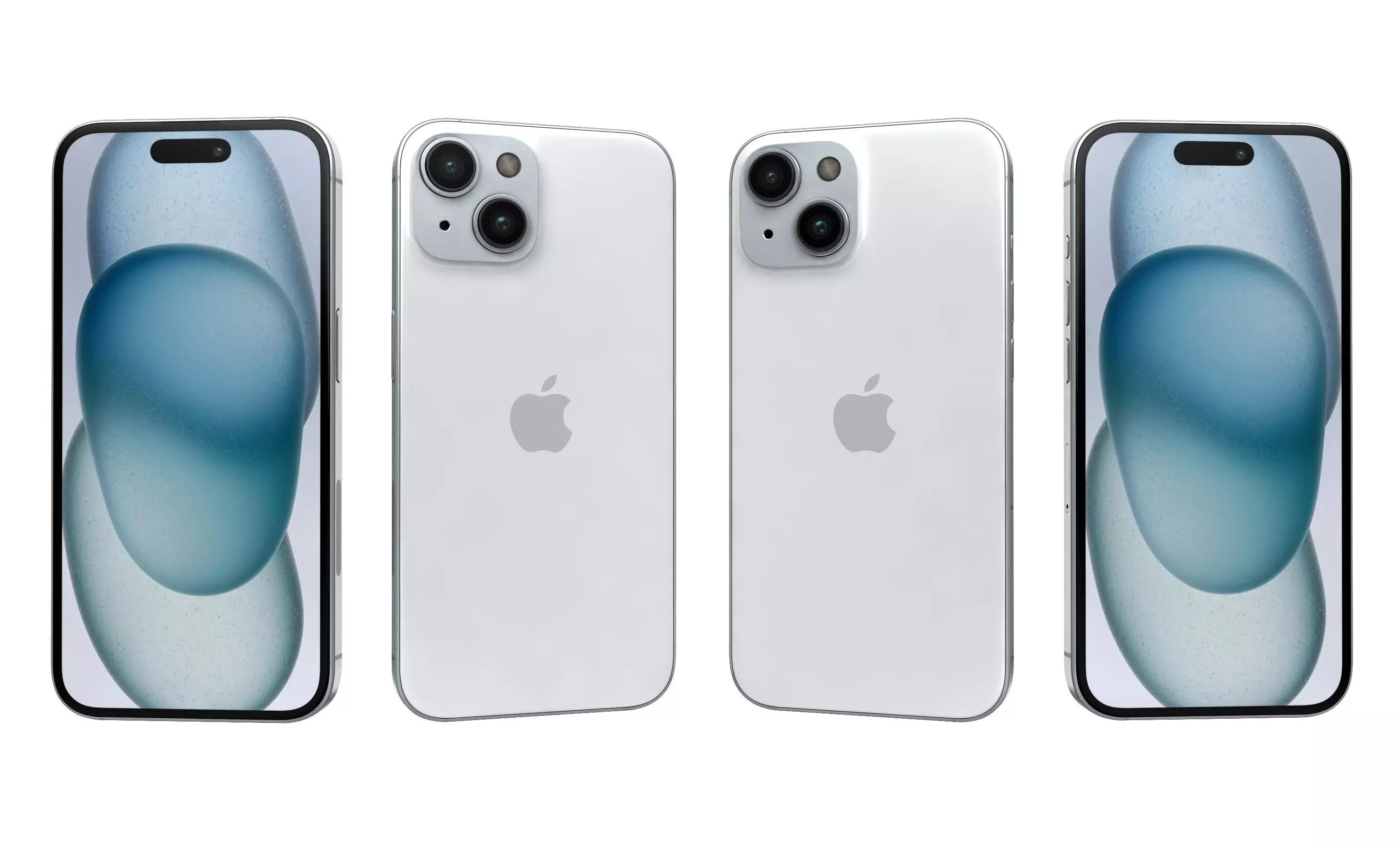 Apple iPhone 15 All Colors High Poly 3D model_29