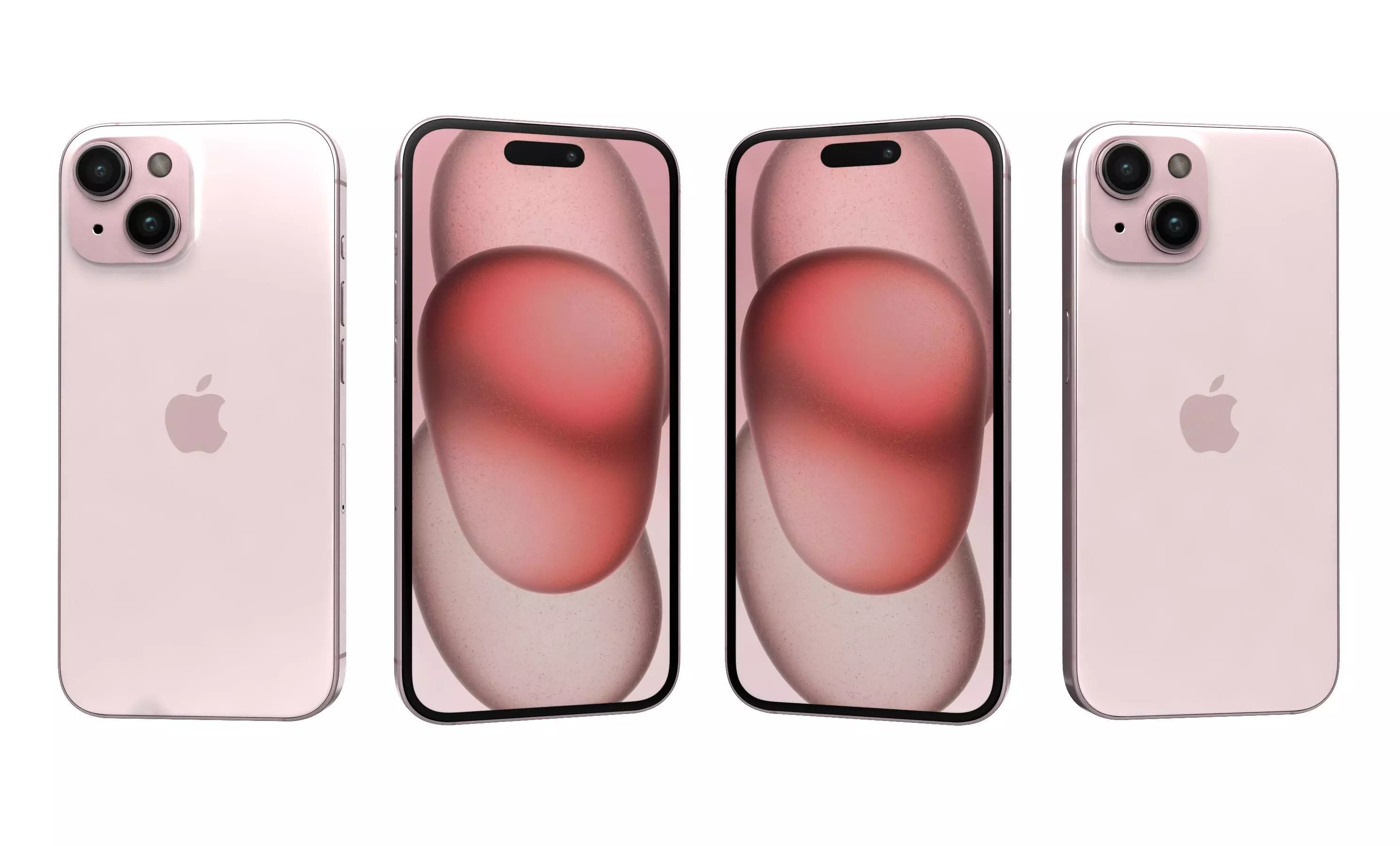 Apple iPhone 15 All Colors High Poly 3D model_60
