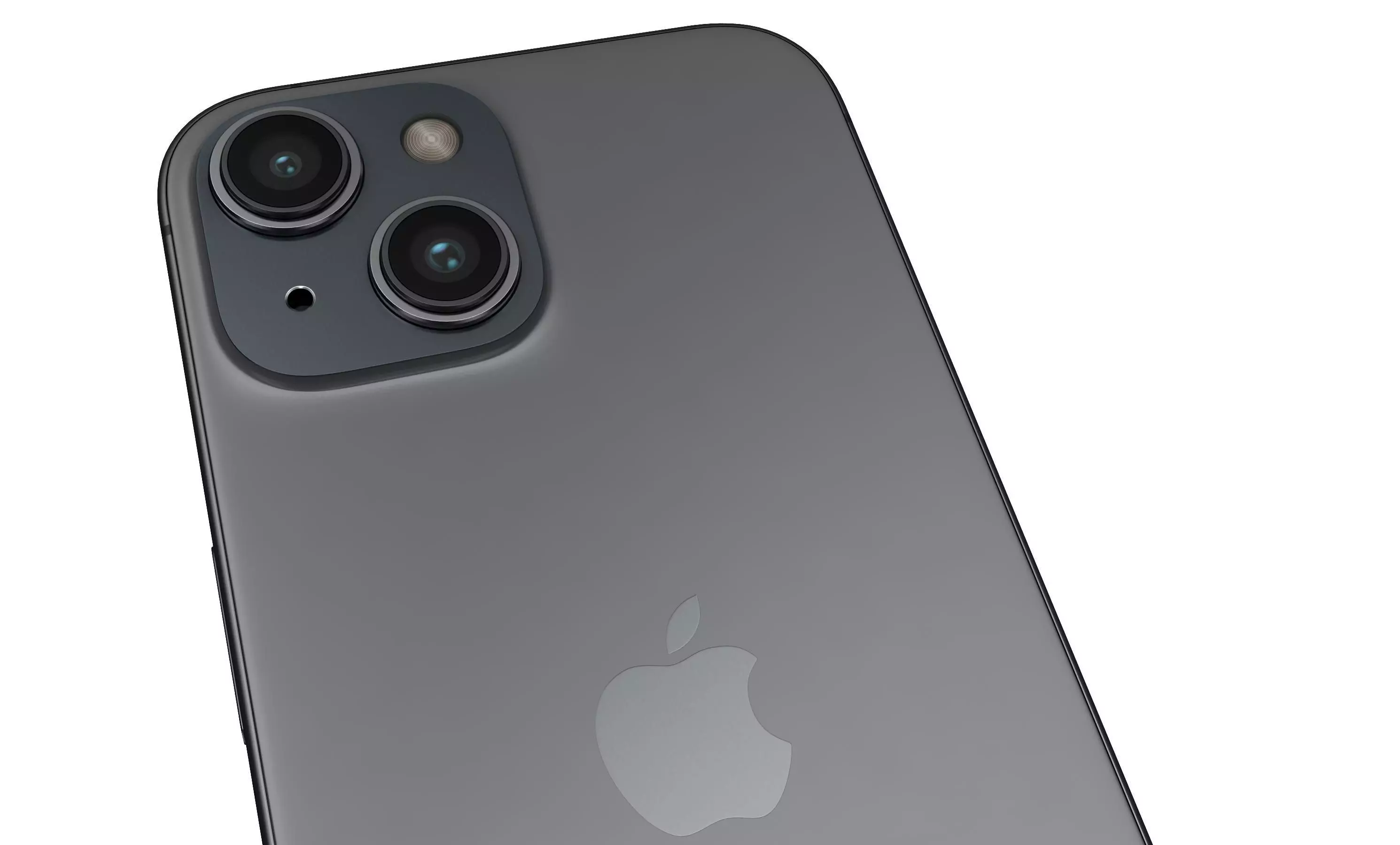 Apple iPhone 15 Black High Poly 3D model_9