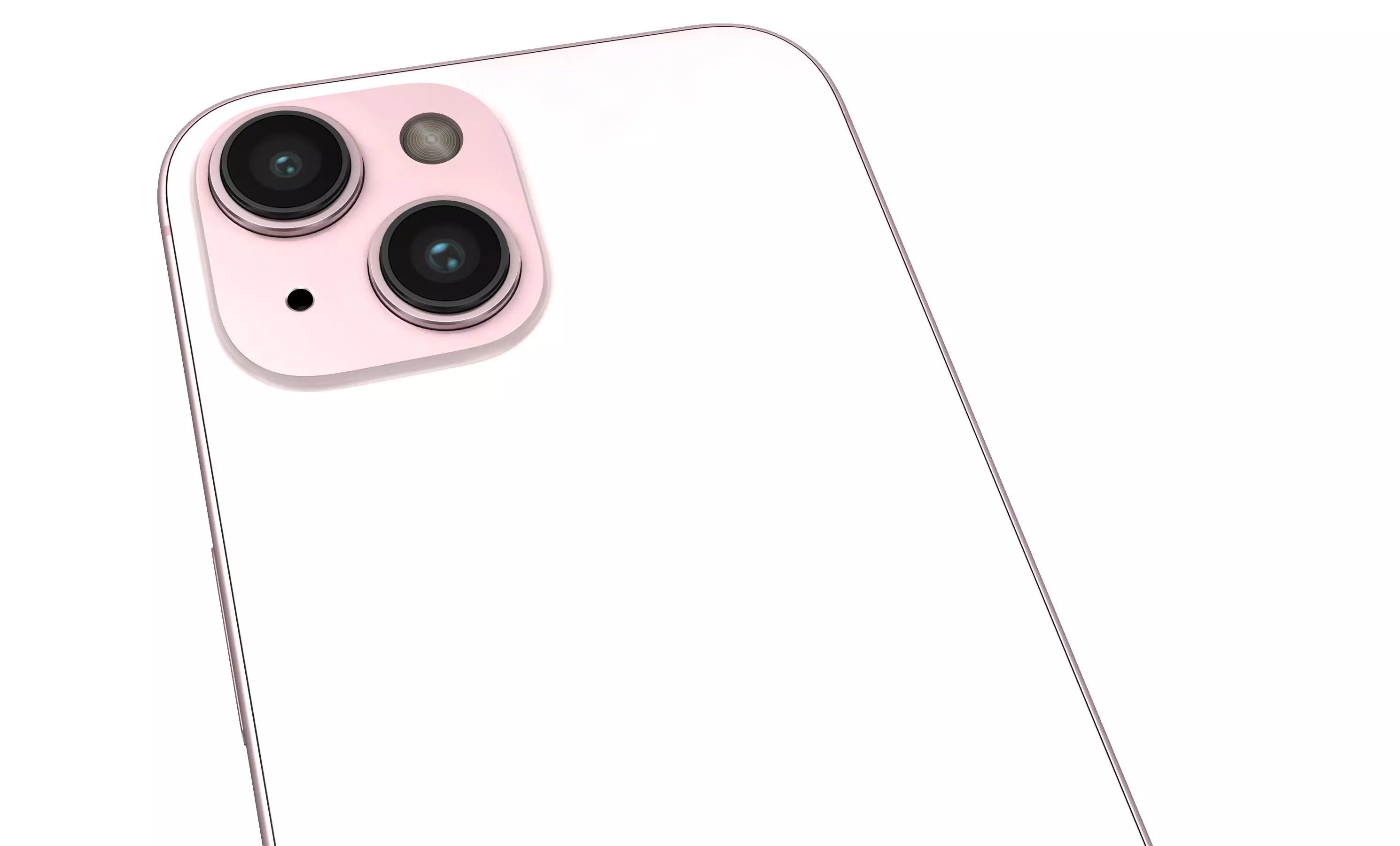 Apple iPhone 15 Pink High Poly 3D model_9
