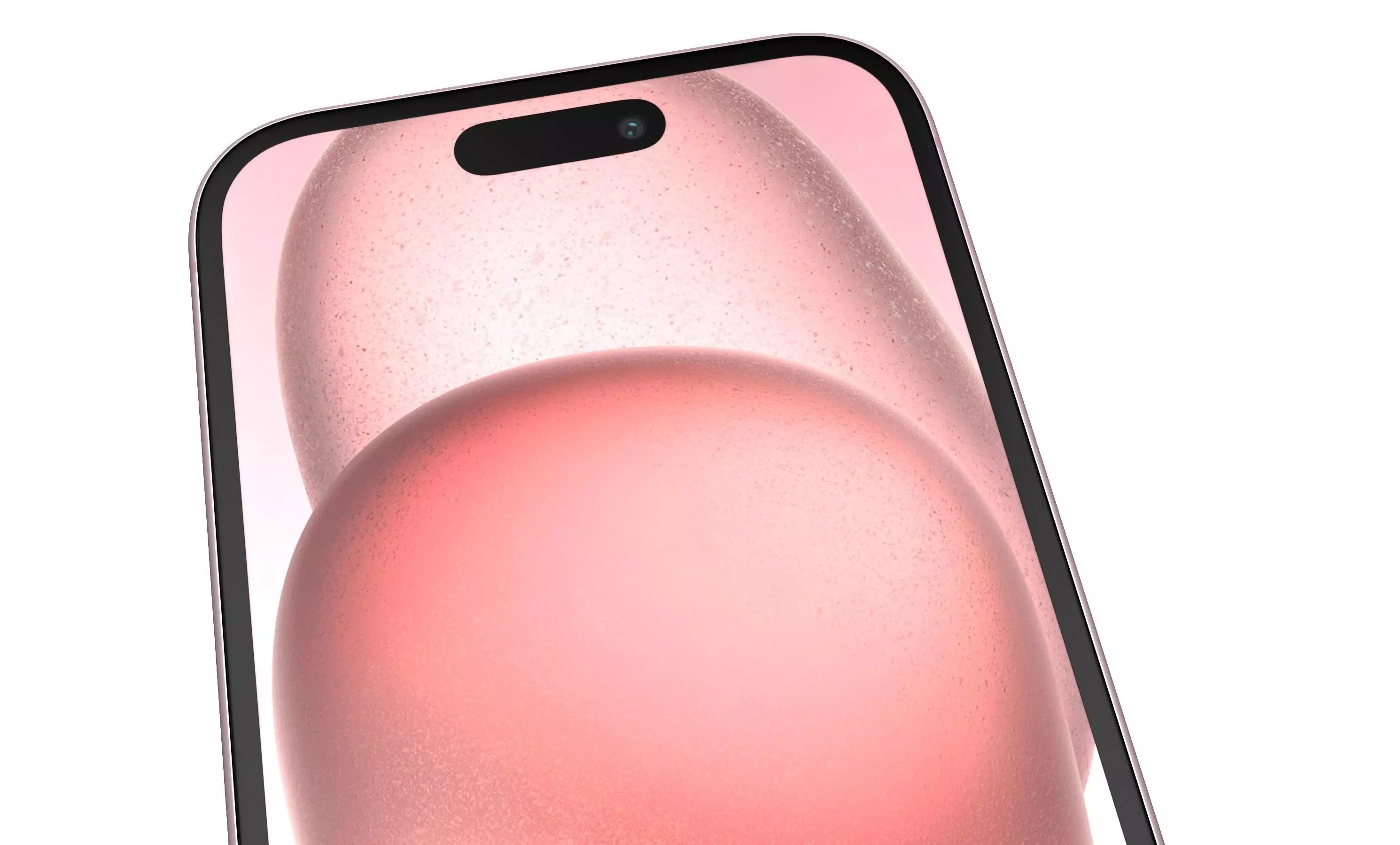 Apple iPhone 15 Pink High Poly 3D model_8