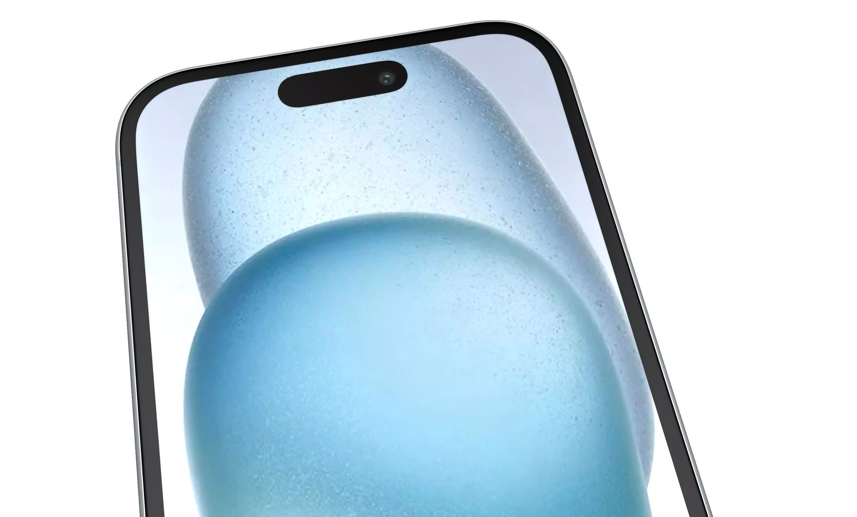 Apple iPhone 15 White High Poly 3D model_8