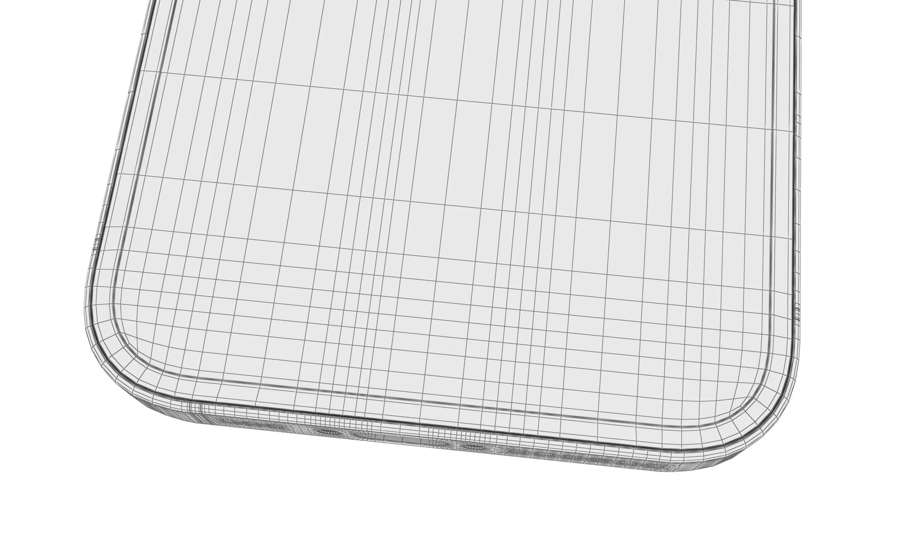 Apple iPhone 15 White High Poly 3D model_17