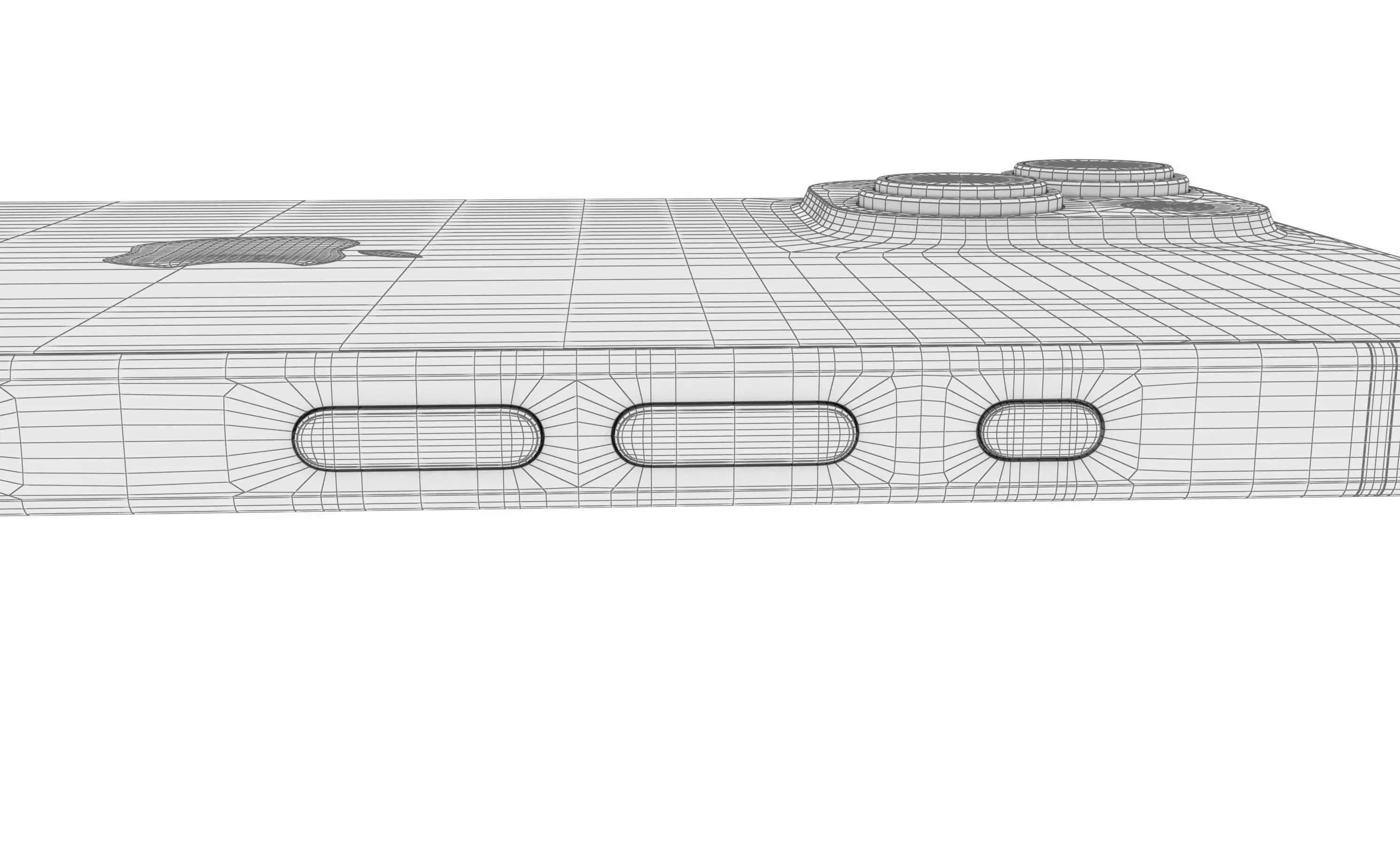 Apple iPhone 15 Yellow High Poly 3D model_20