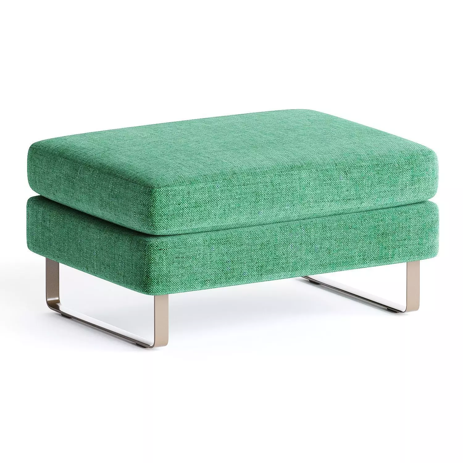 pouf fabric 3D model_2