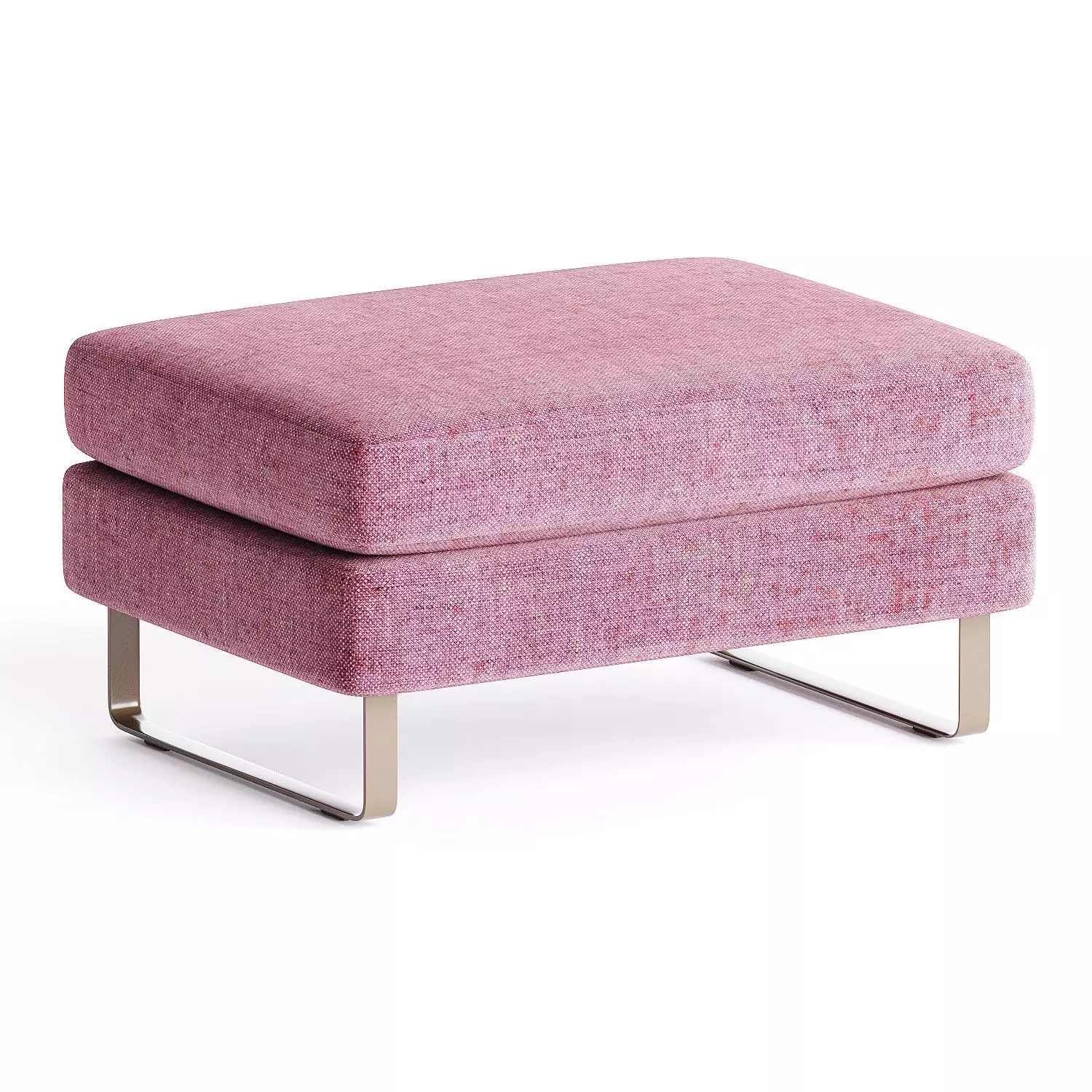 pouf fabric 3D model_1