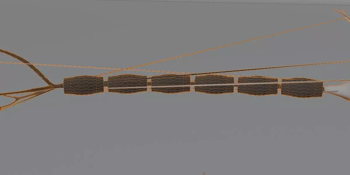 Realistic Neuron Cell 3D Model Detailed Nerve Cell Anatomy 3D model_11