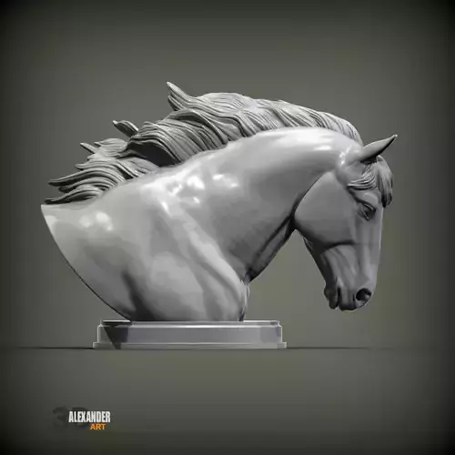 Percheron bust