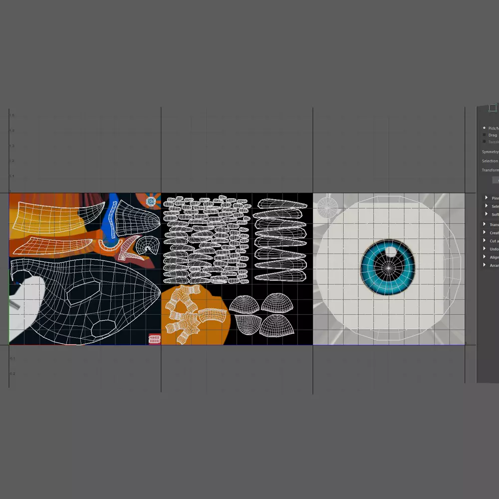 Toucan cartoon 3D model_24