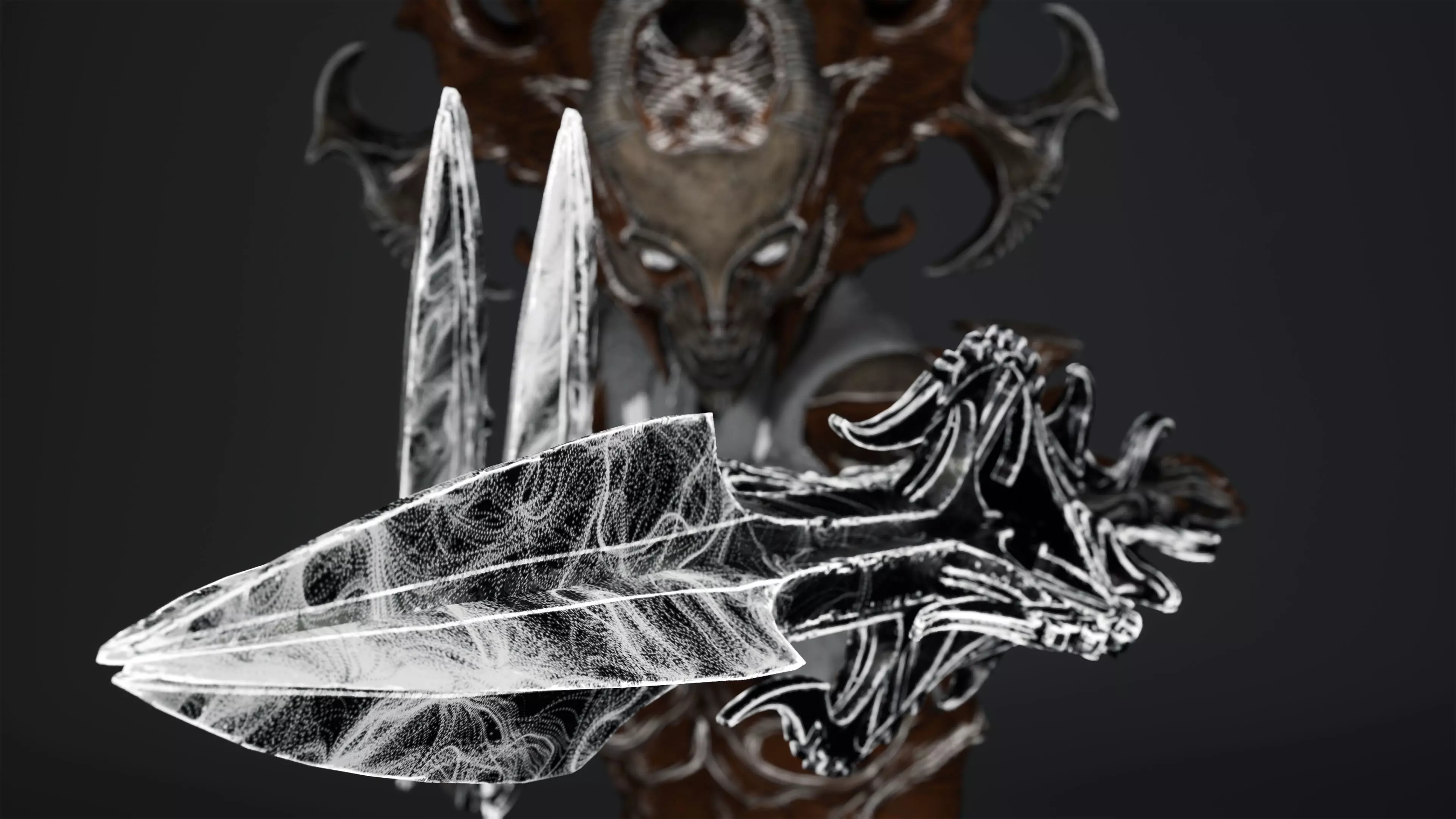 Alien 5 Remake Low-poly 3D model_10