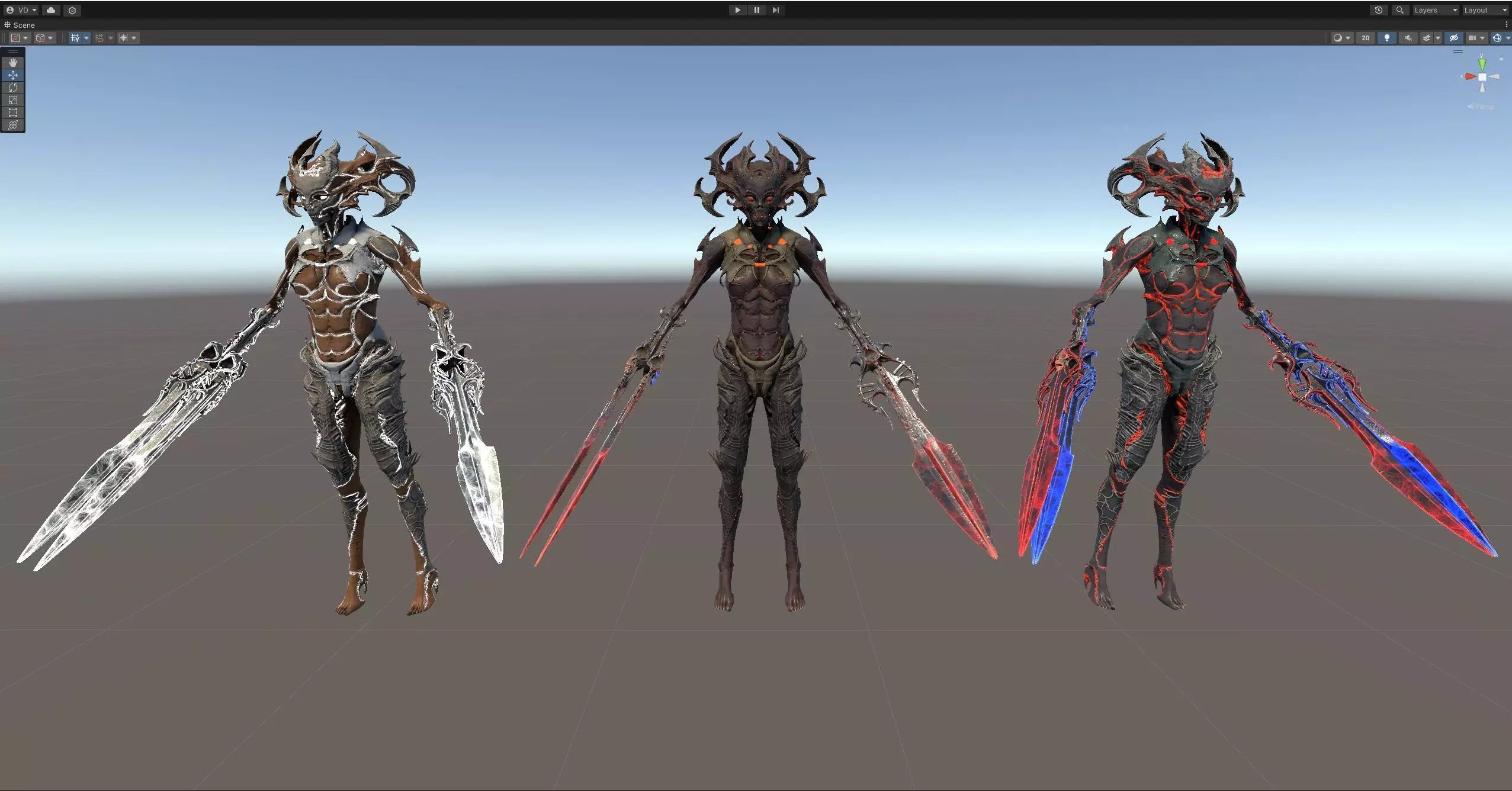 Alien 5 Remake Low-poly 3D model_16