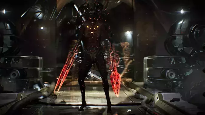 Alien 5 Remake Low-poly 3D model Alien 5 Remake Low-poly 3D model