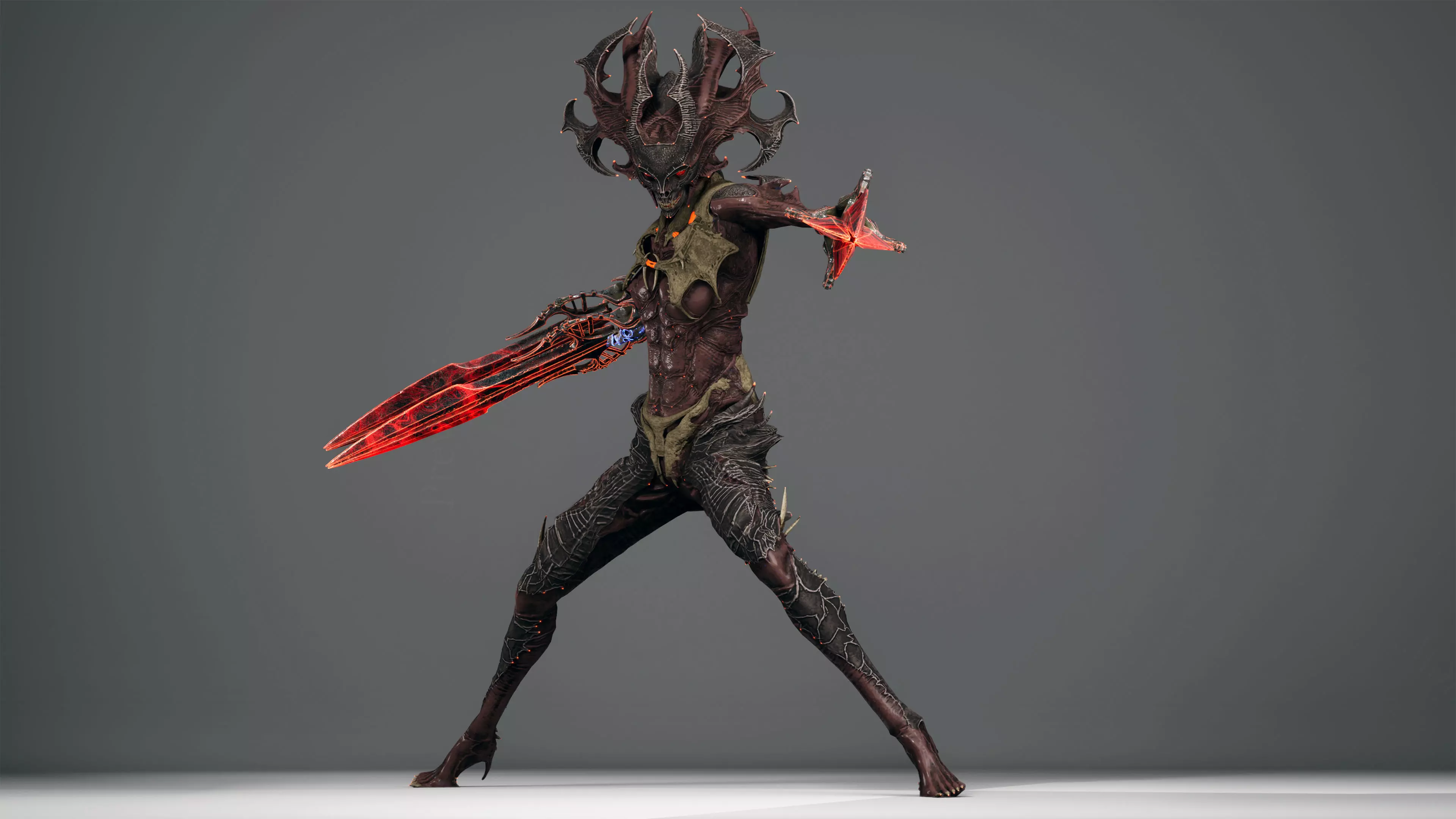 Alien 5 Remake Low-poly 3D model_9