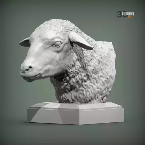 Sheep bust