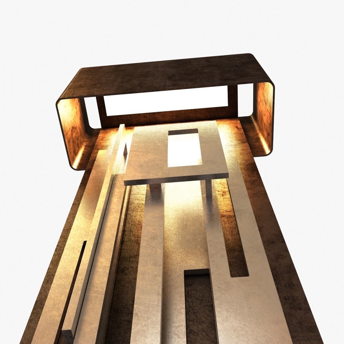 hubbardton forge Collage LED Sconce 3D model_6