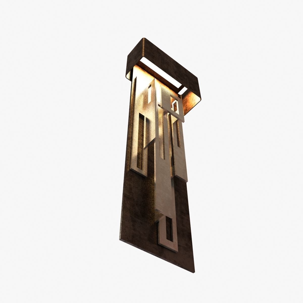 hubbardton forge Collage LED Sconce 3D model_3