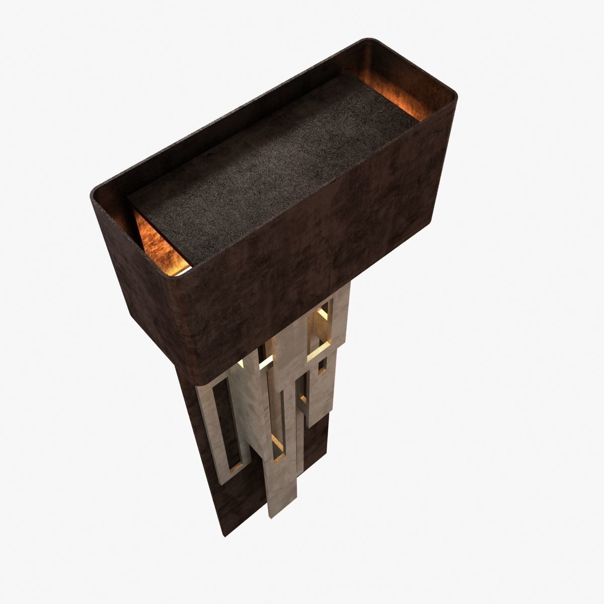 hubbardton forge Collage LED Sconce 3D model_5