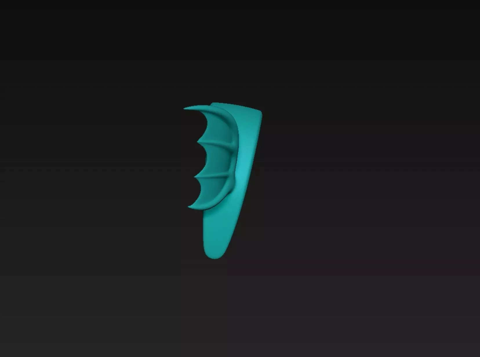 Aqua Wing Headband 3D print model_3