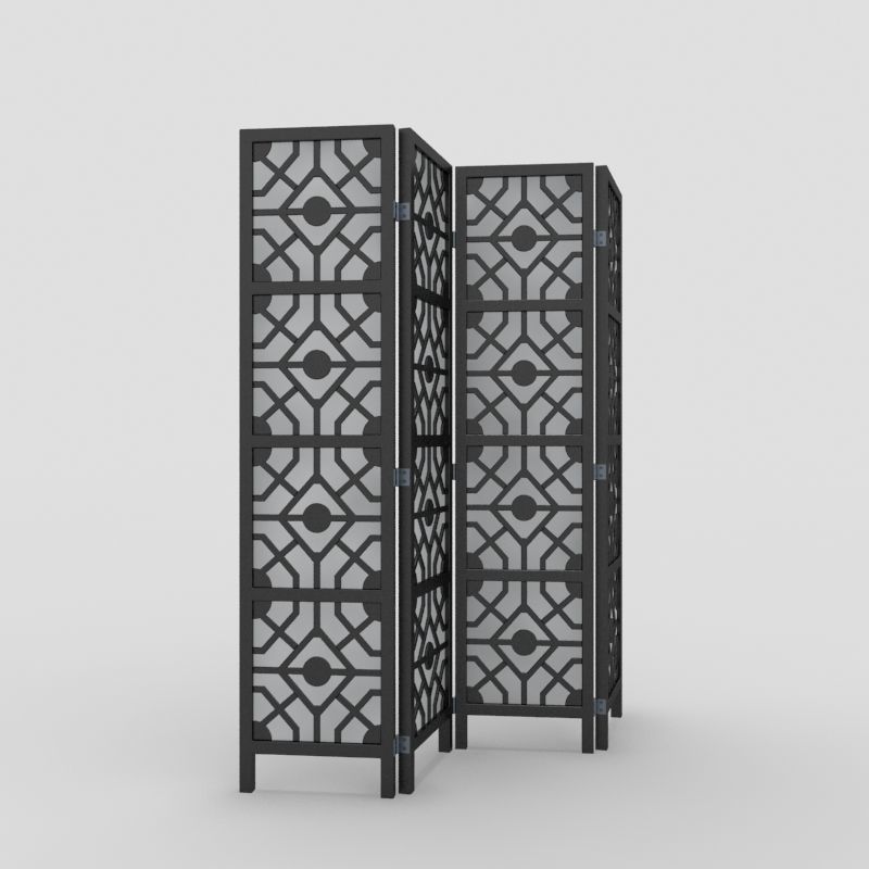 Room Divider 03 3D model_1