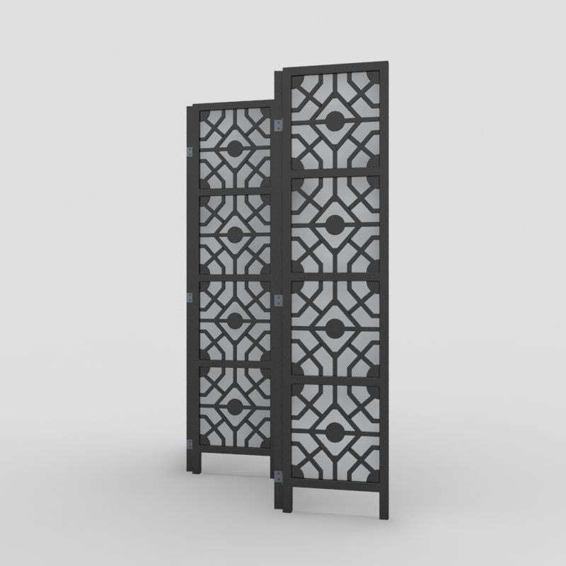 Room Divider 03 3D model_2