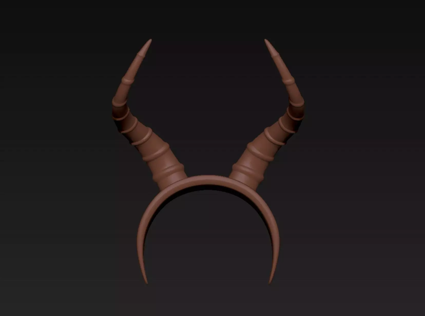 Antelope Headband 3D print model_3
